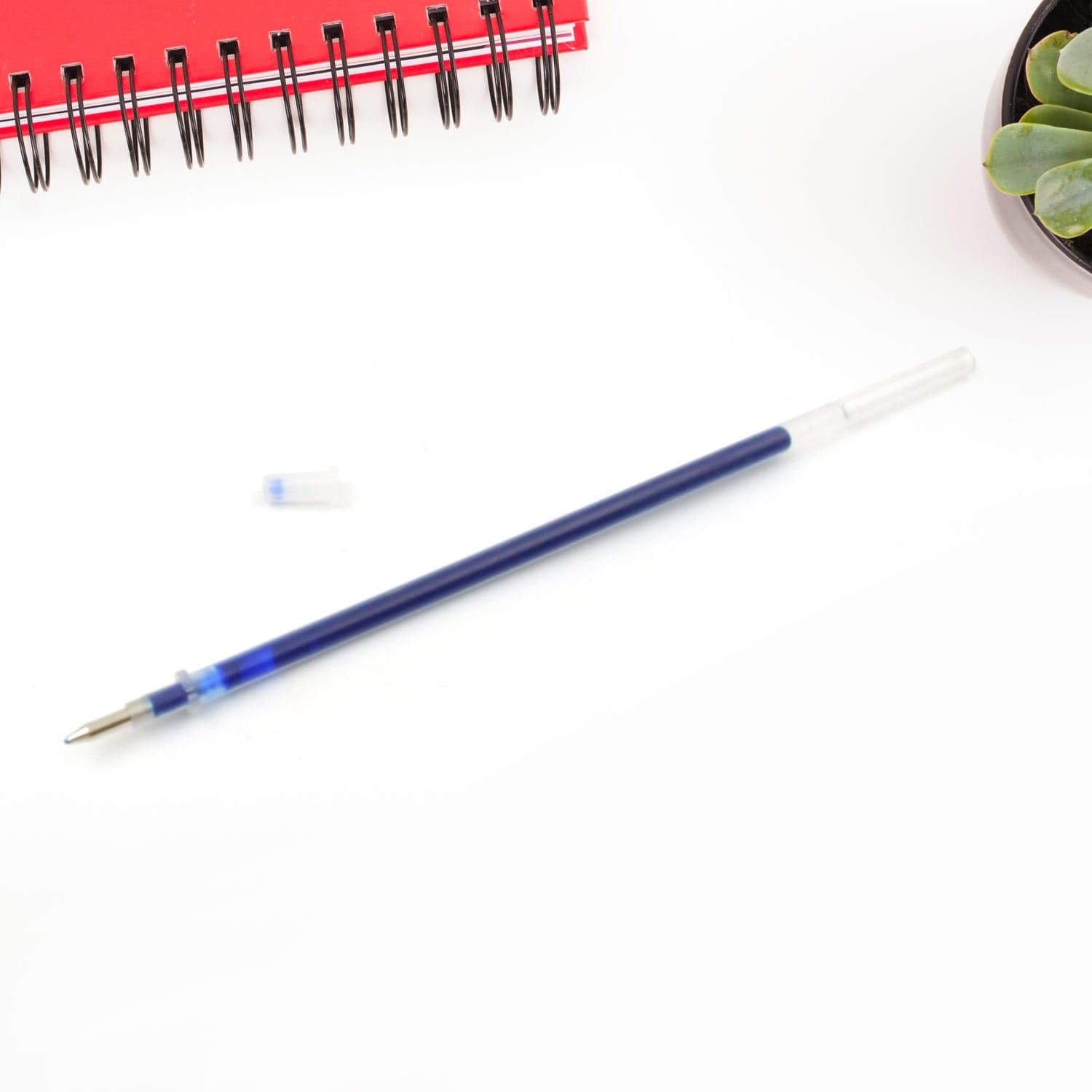 Blue Pen Refill All Round Ball Pen Refill Smooth Writing Pen Refill all Pen Suitable (1 Pc) thumbnail 3