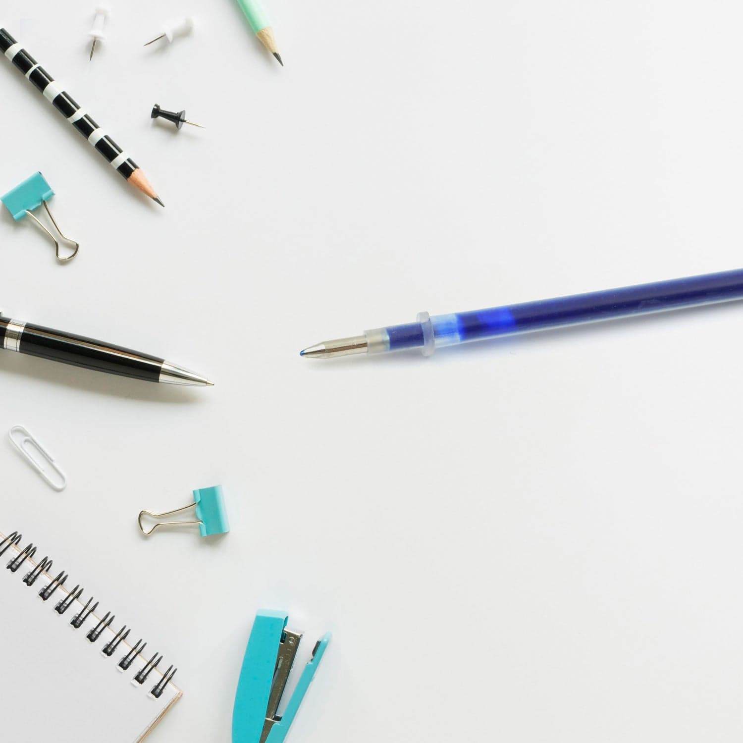 Blue Pen Refill All Round Ball Pen Refill Smooth Writing Pen Refill all Pen Suitable (1 Pc) thumbnail 4
