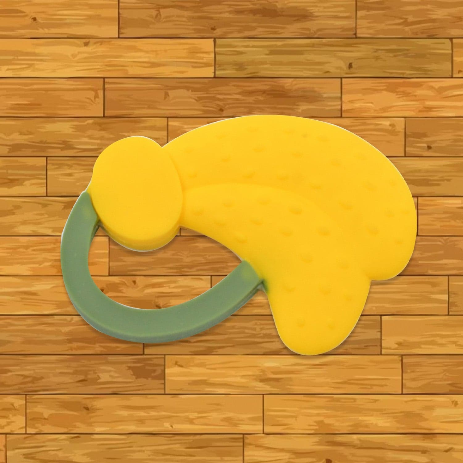 Baby Silicone Teether (1 Pc): Food Grade, Non-Toxic, Teething Relief (3 Months+) thumbnail 1