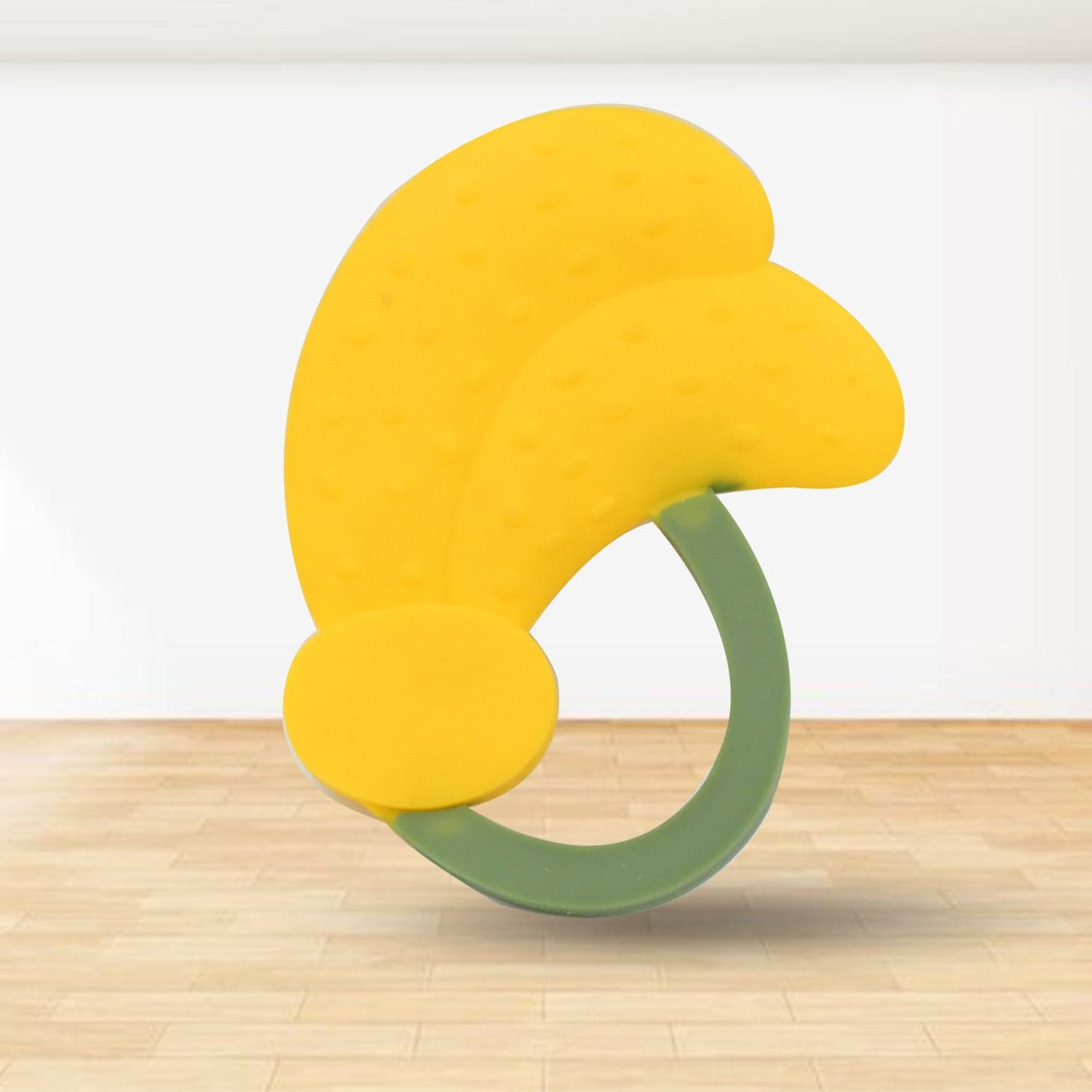 Baby Silicone Teether (1 Pc): Food Grade, Non-Toxic, Teething Relief (3 Months+) thumbnail 4