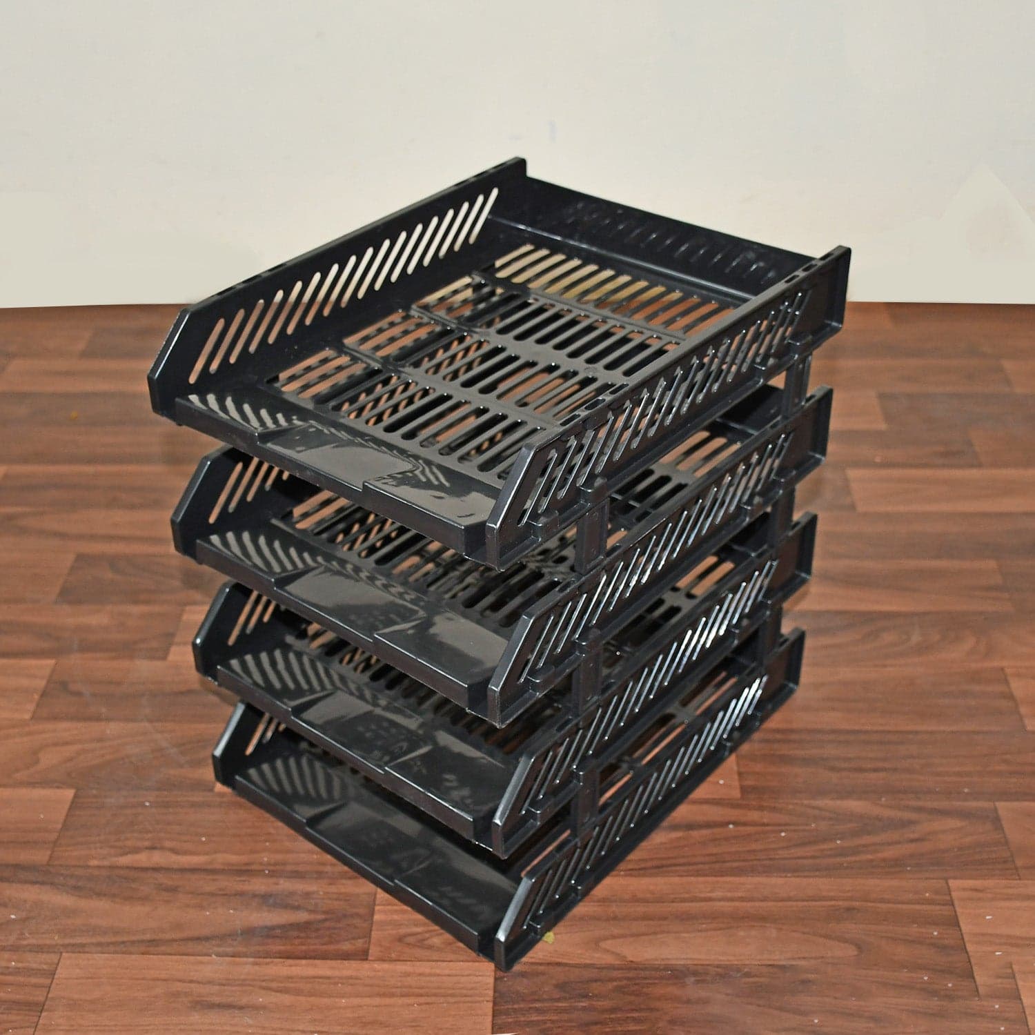 4-Layer Multifunctional File Rack with Drawers for Office Desk thumbnail 8