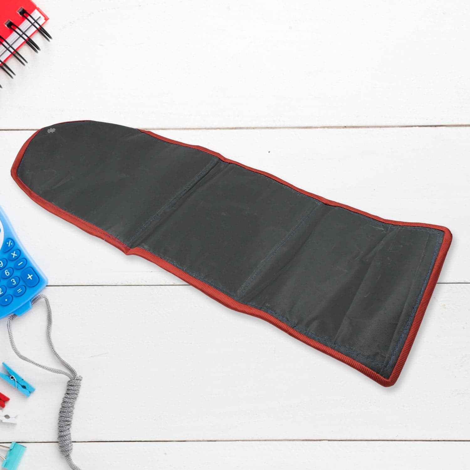 Foldable Hanging Organizer with 3 Pockets - Wall Hanging Letter Holder thumbnail 5