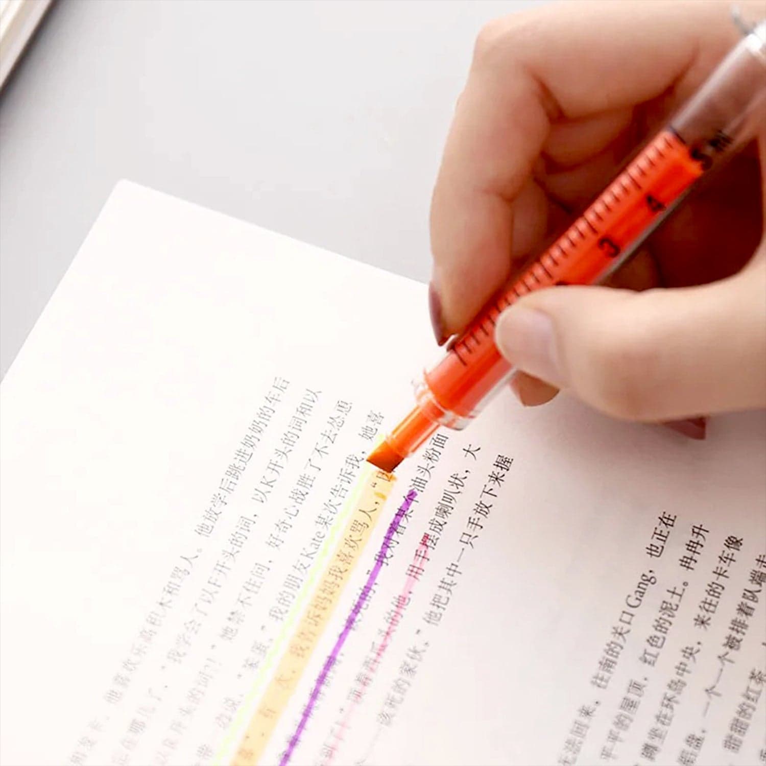 Creative Fluorescent Highlighter of Watercolor Marker for Kids, Study & Office (1 Pc) thumbnail 1