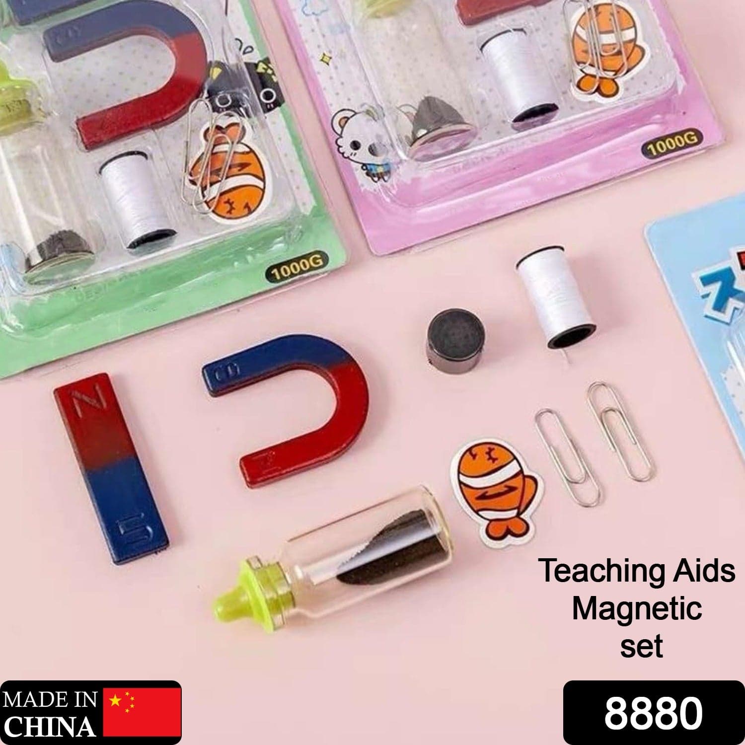 Teaching Aids Magnetic Science Kit Funny Kids DIY Science Kits Educational Experiment Games thumbnail 2