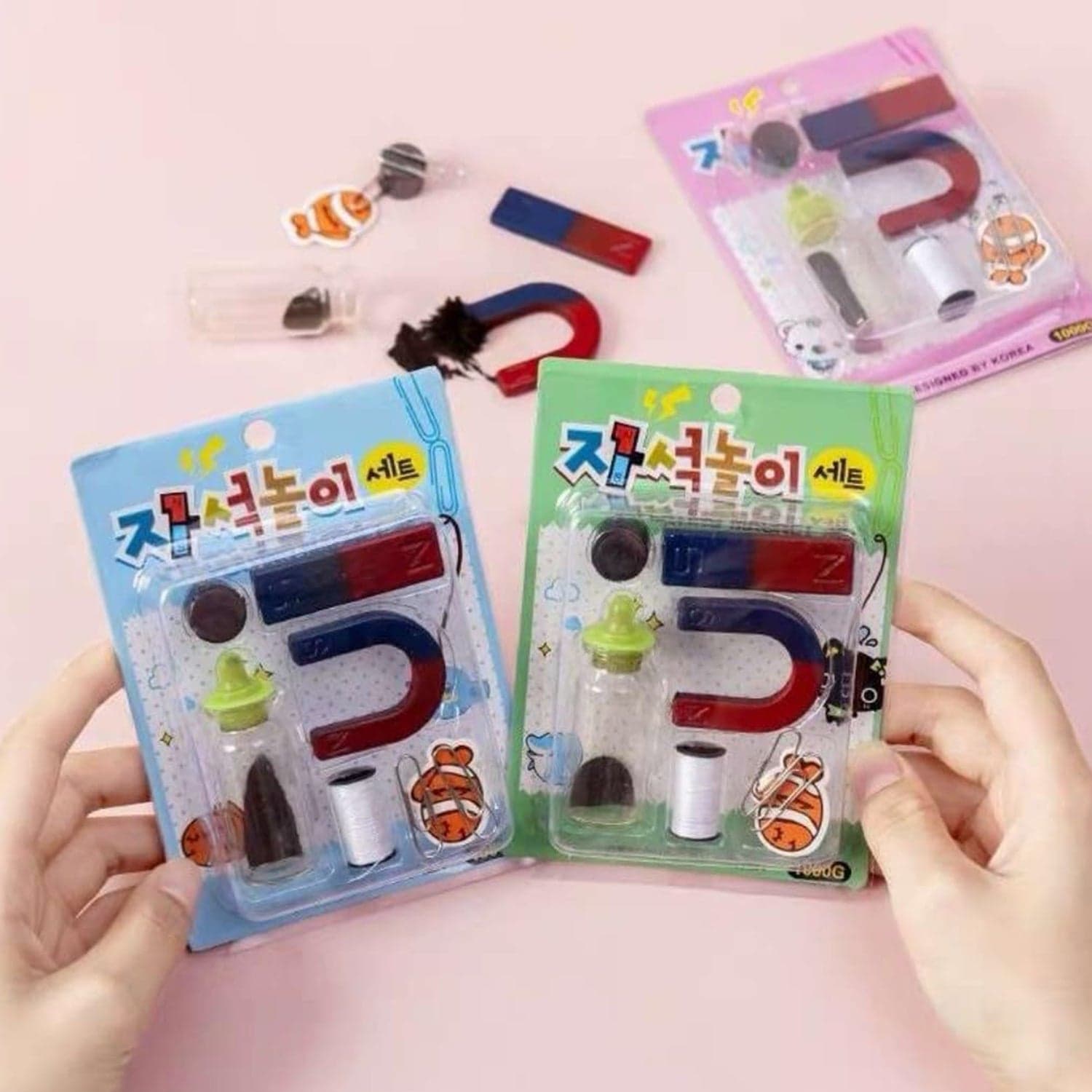 Teaching Aids Magnetic Science Kit Funny Kids DIY Science Kits Educational Experiment Games thumbnail 4