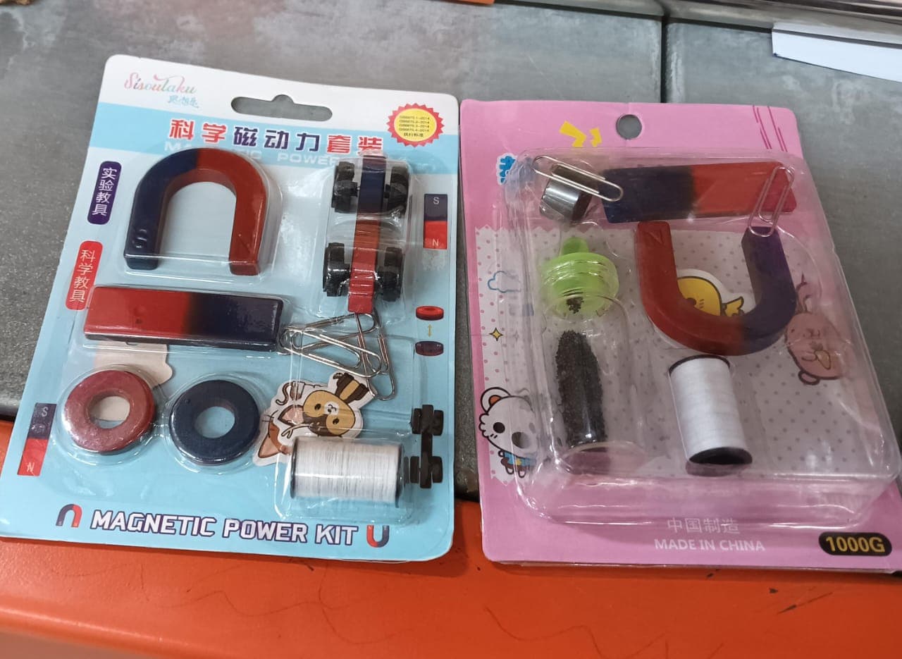 Teaching Aids Magnetic Science Kit Funny Kids DIY Science Kits Educational Experiment Games thumbnail 6