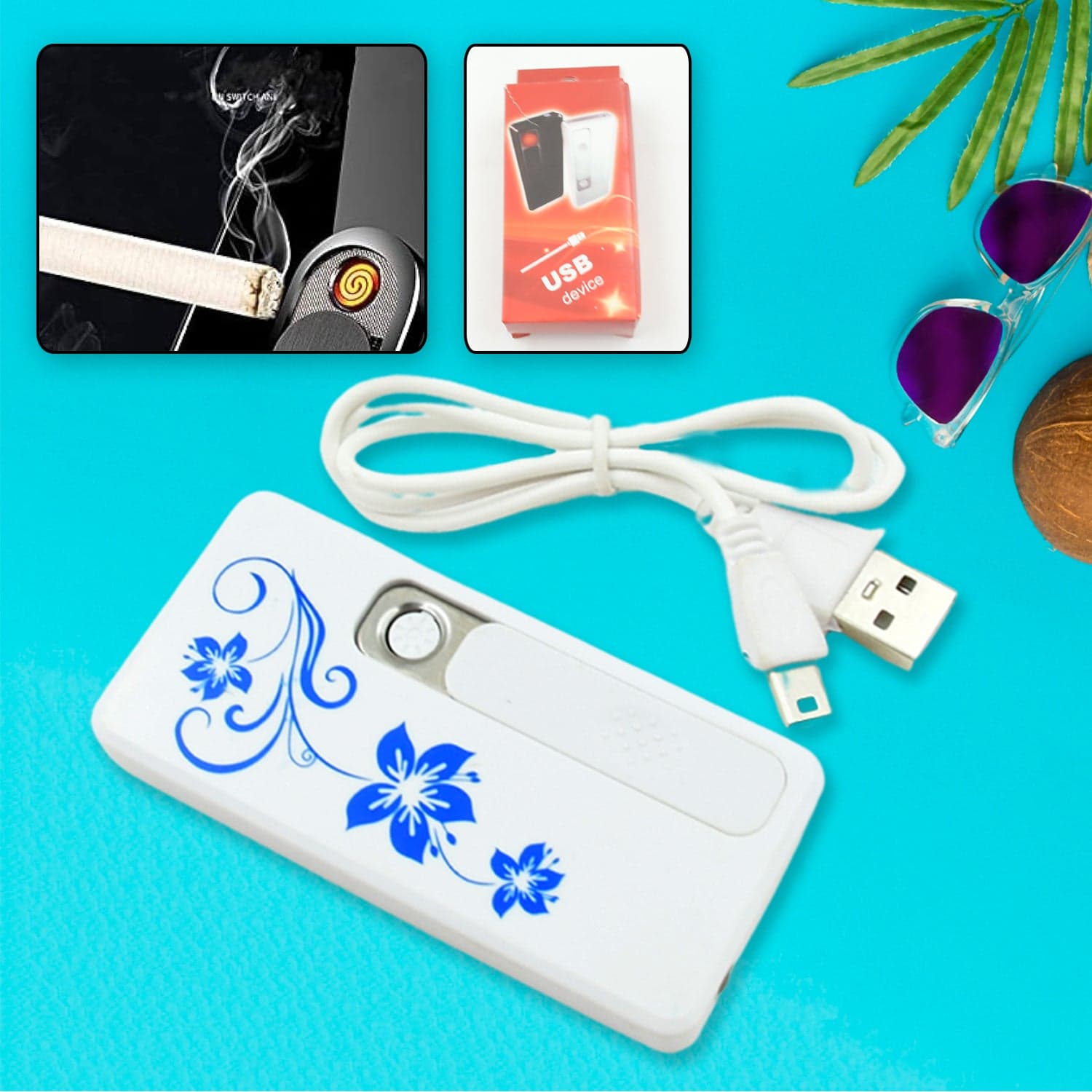 Stylish Electric Usb Lighter For Men & Women ID-8882 thumbnail 3