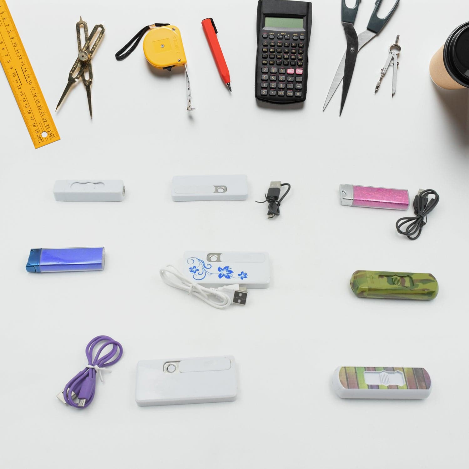 Stylish Electric USB Lighter for Men & Women (Rechargeable, Windproof) thumbnail 7