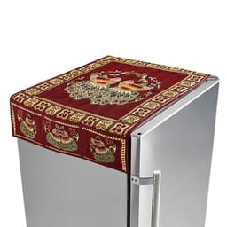 Cotton Fridge Top Cover Set - Standard