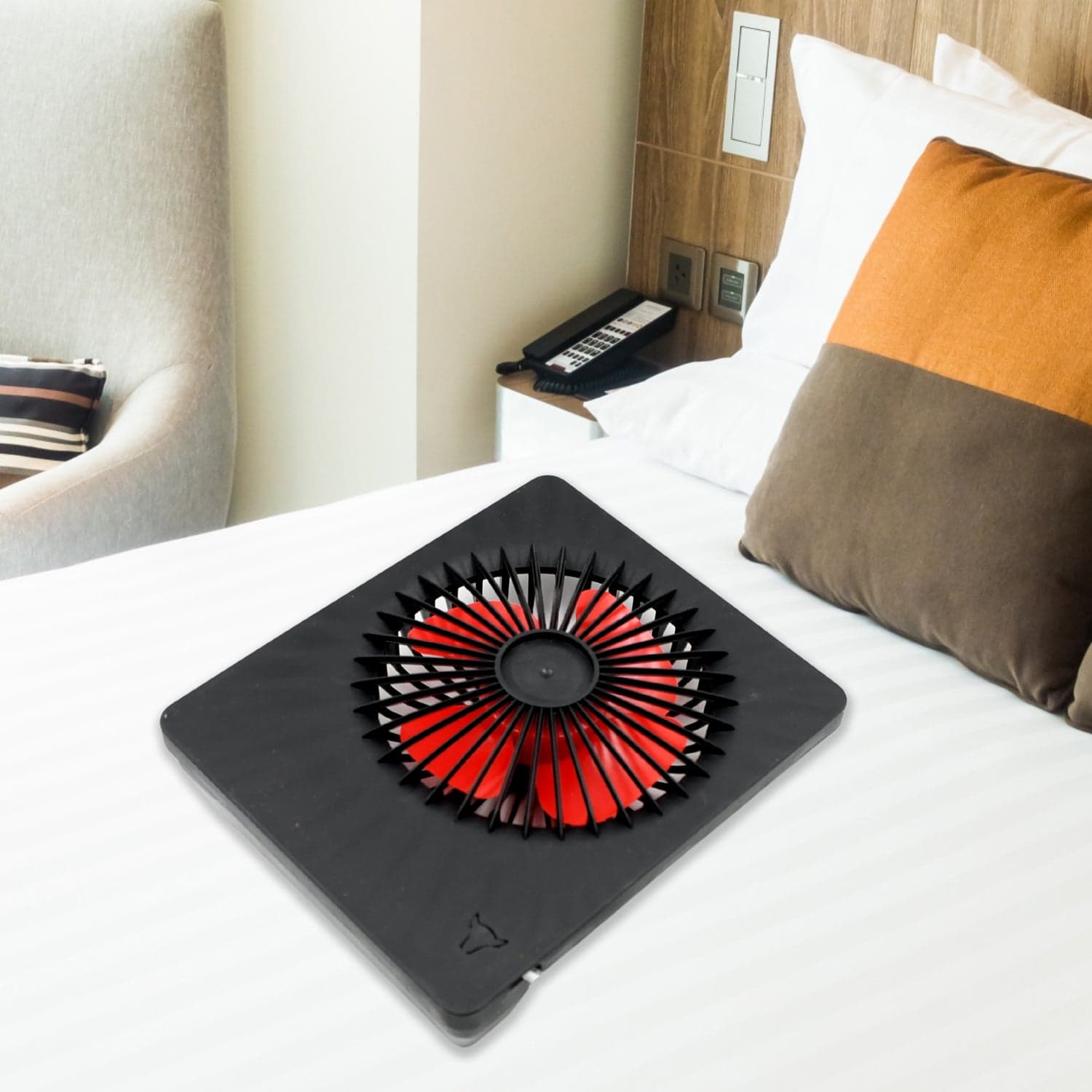 Portable Desk Fan Of 1 Speed Setting, Personal Table Fan For Office, School & Home Use (1 Pc) thumbnail 5