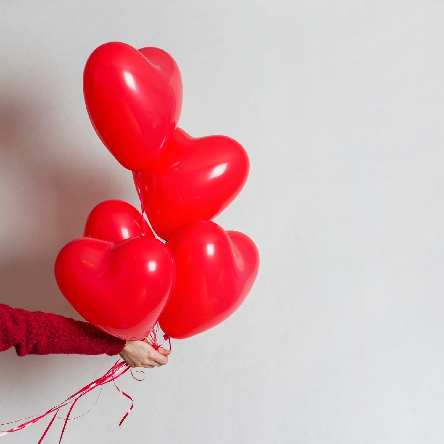 Heart Shaped Balloons Multicolor (4 Pcs Set) thumbnail 3
