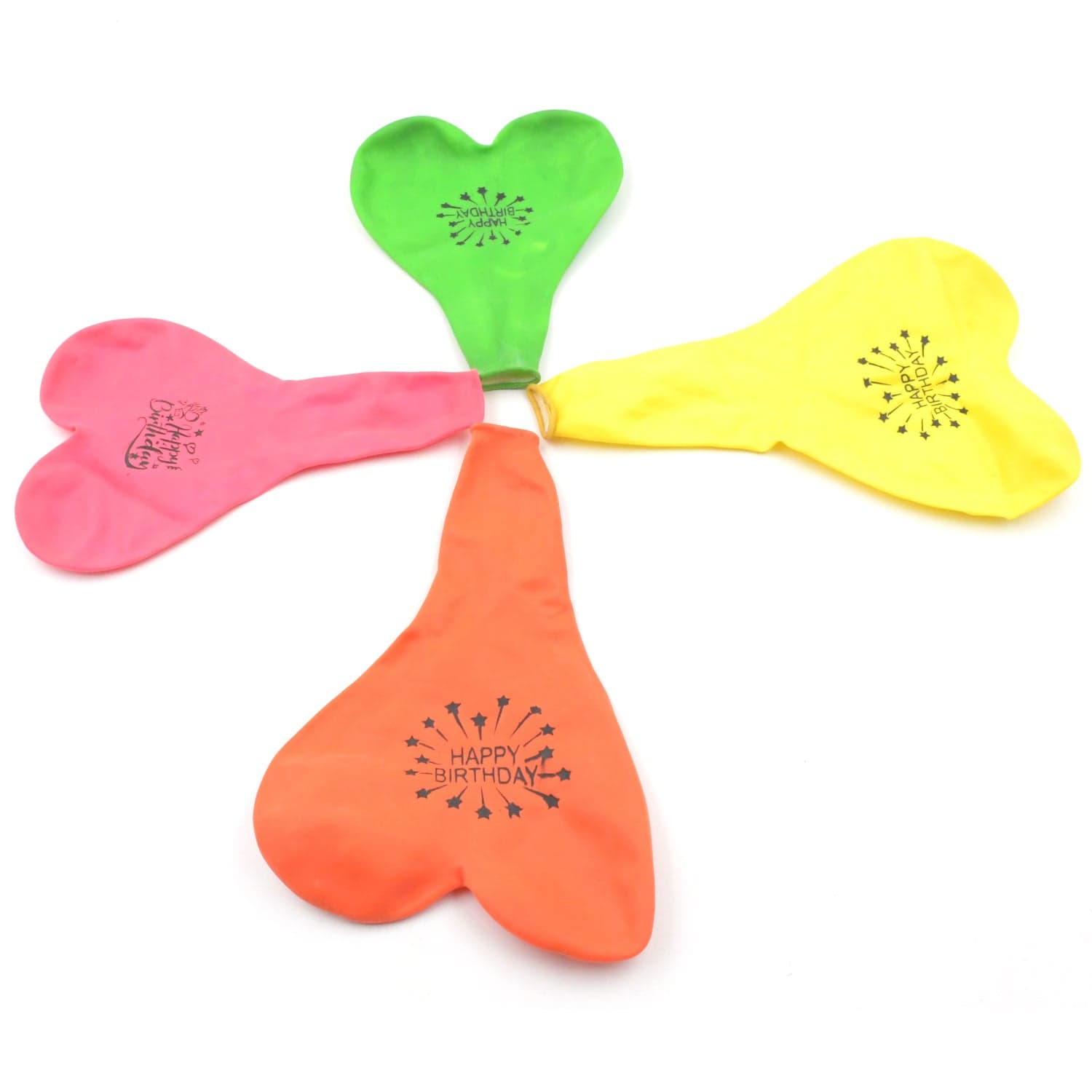 Heart Shaped Balloons Multicolor (4 Pcs Set) thumbnail 5