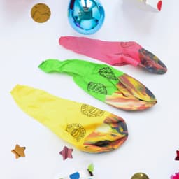 Big Size Balloons Kinds Of Rainbow Party Multicolor (3 Pcs Set)