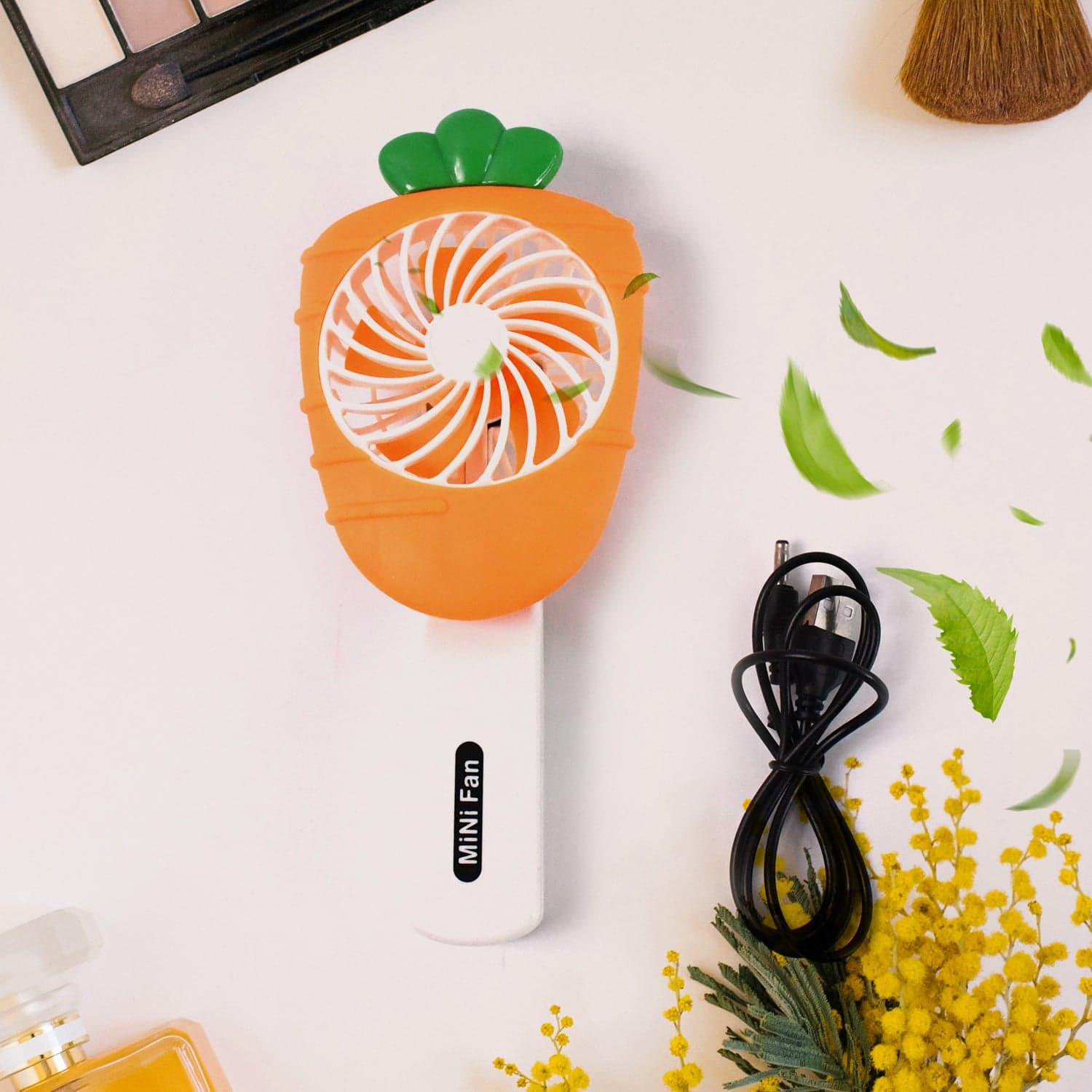 Rechargeable Handheld Mini Fan (Battery Not Included / Mix Colour) thumbnail 3