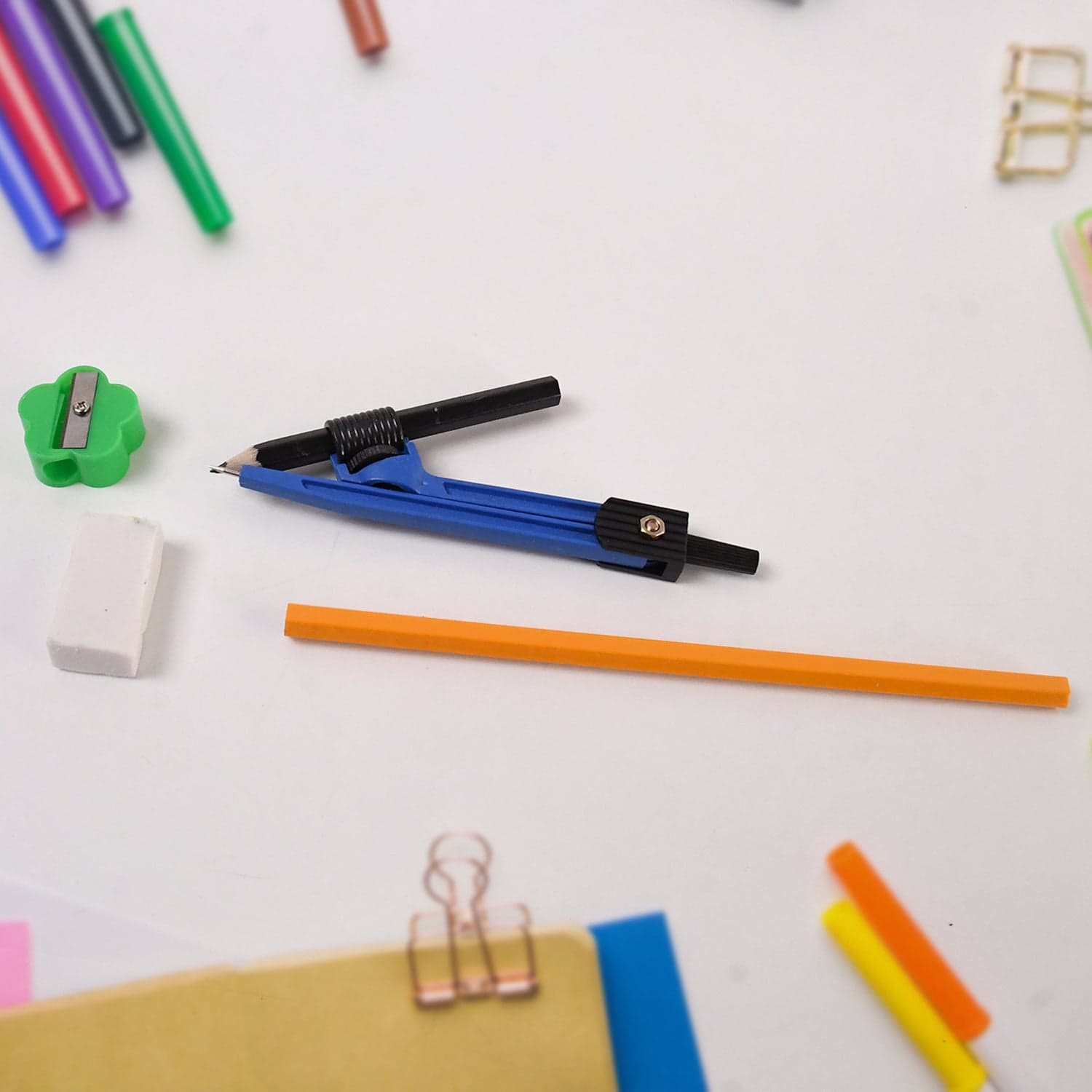 9 in 1 Stationery Set for School Student Office, Draft Rulers thumbnail 3