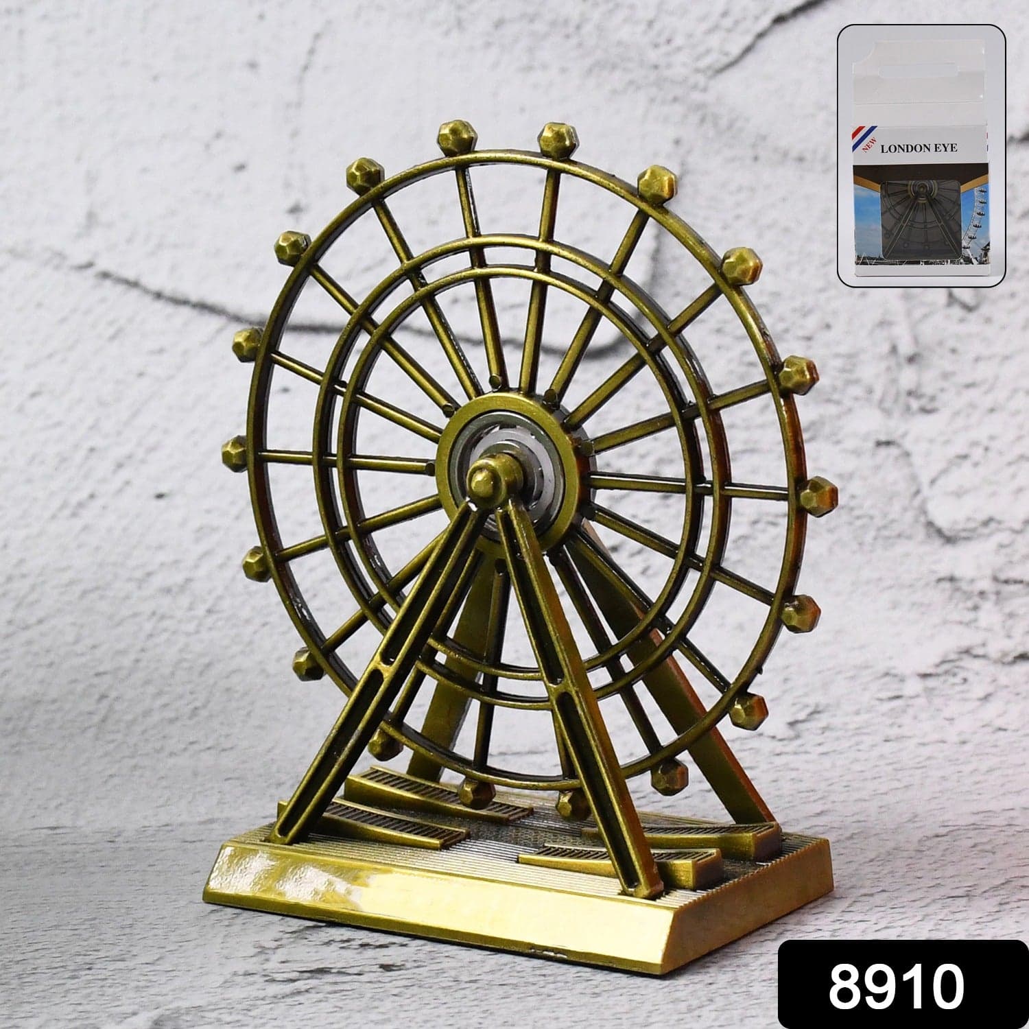 Metal Desktop Table Decoration Cabinet Wheel Tower (1 Pc) thumbnail 2