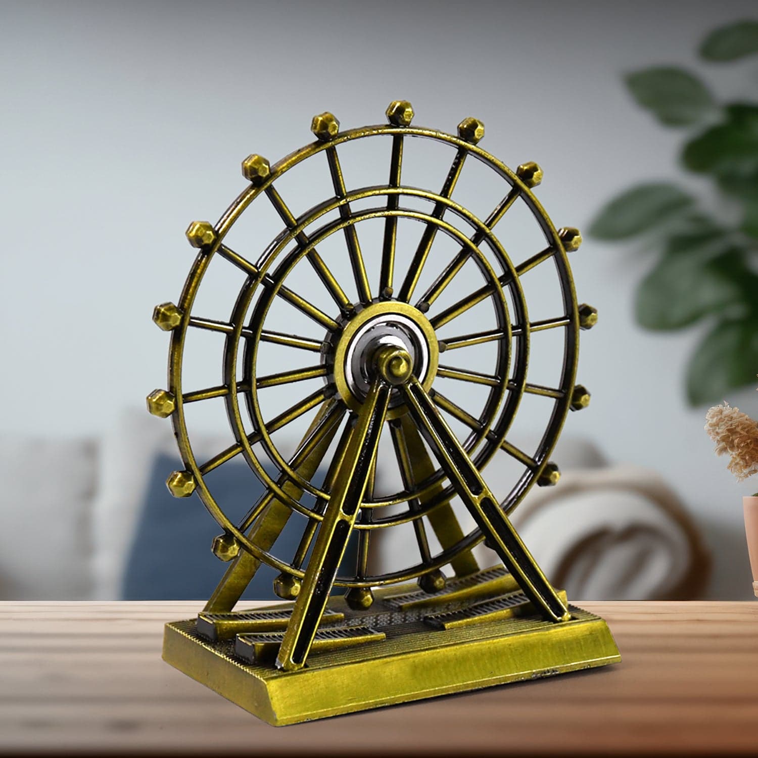Metal Desktop Table Decoration Cabinet Wheel Tower (1 Pc) thumbnail 4