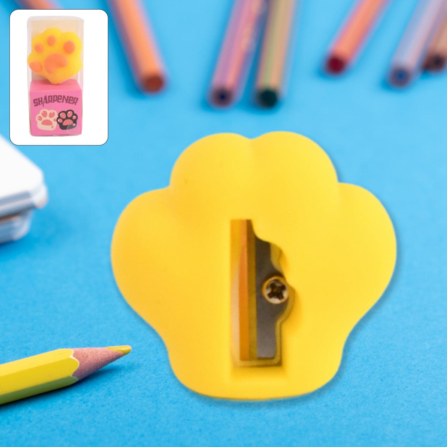2 in 1 Pencil Sharpener & Eraser for Kids, Fancy Sharpeners thumbnail 1