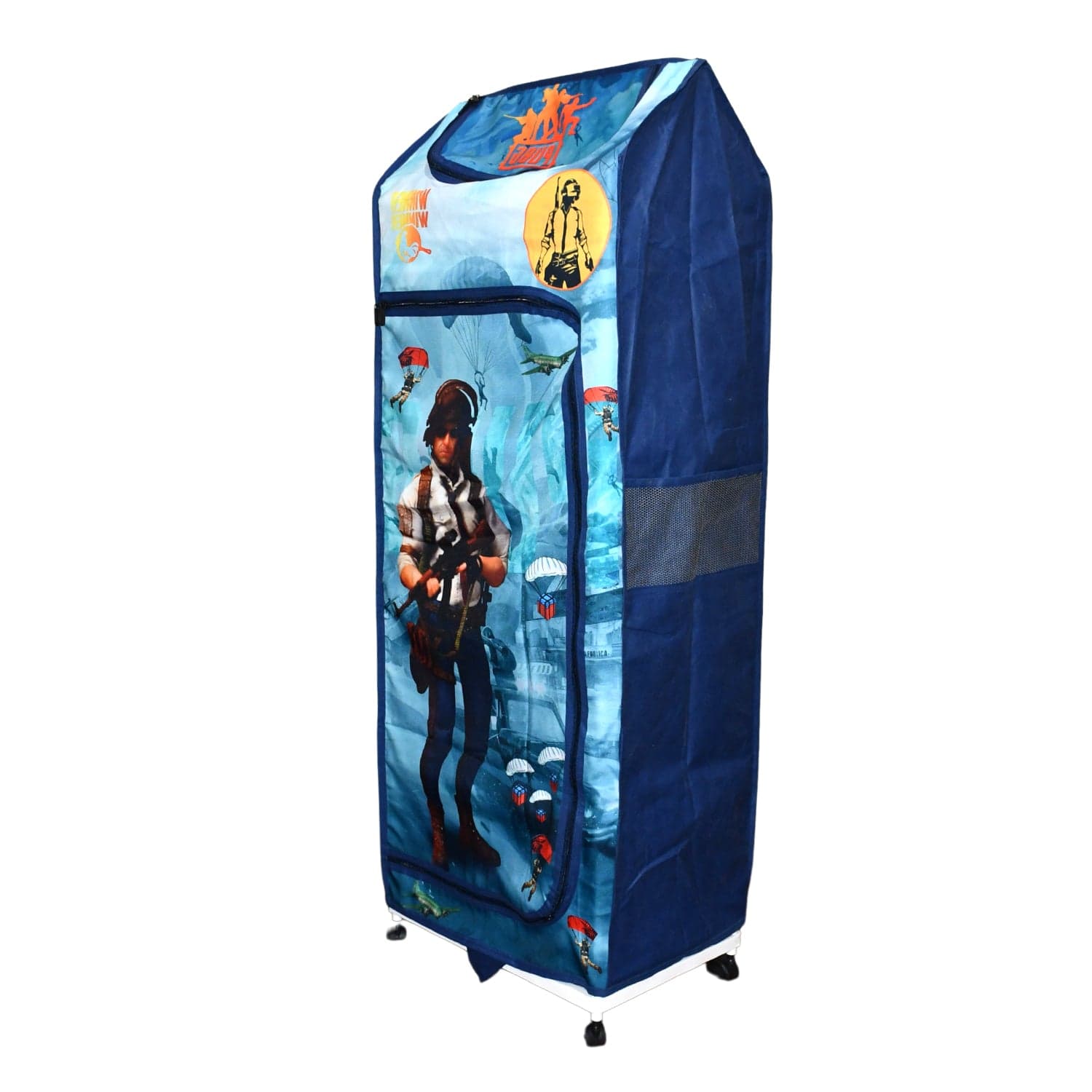Multi Purpose Foldable Baby Wardrobe / Toy Box 5 Shelves Cartoon Printed thumbnail 5