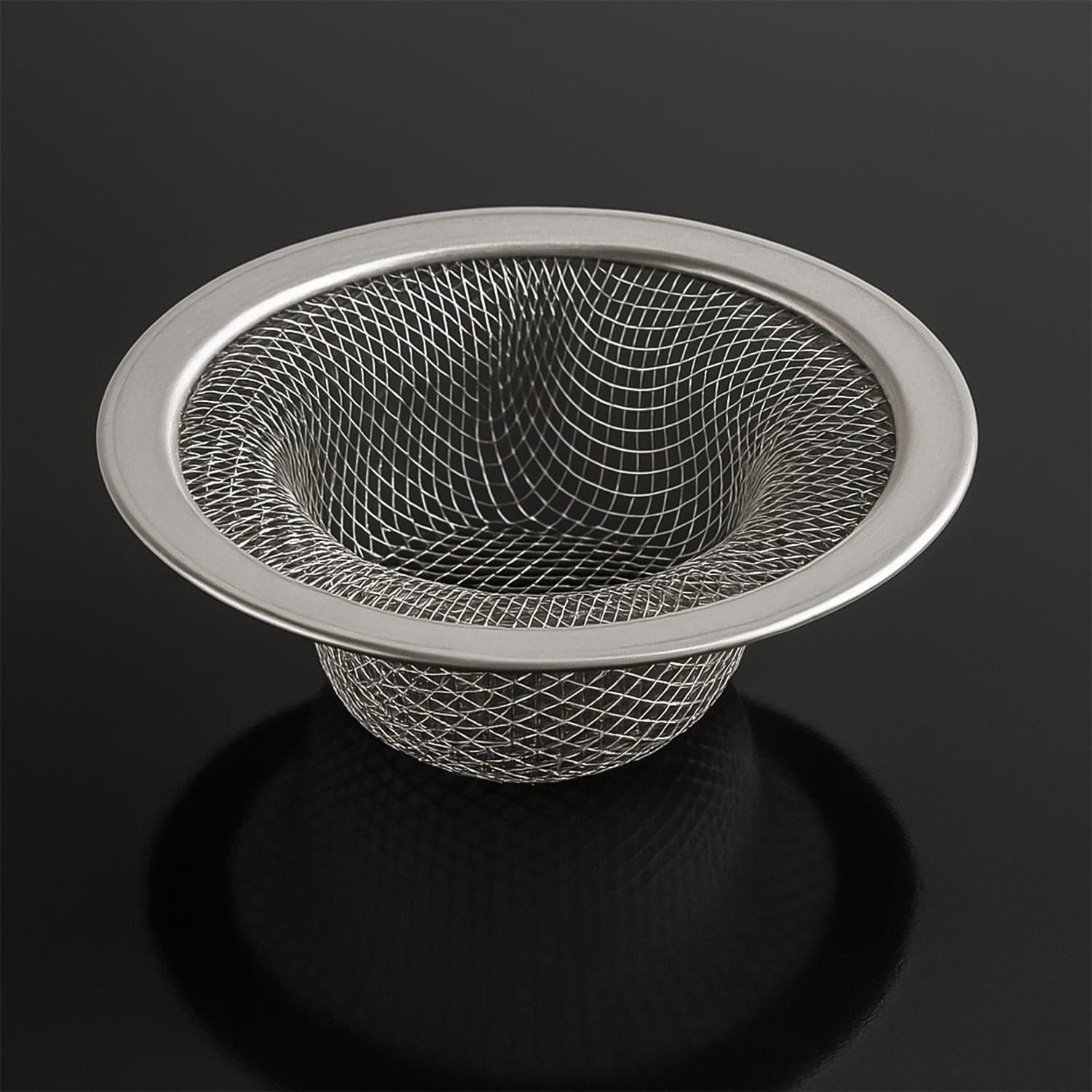 Stainless Steel Kitchen Sink Strainer (2 Pc Set) thumbnail 1