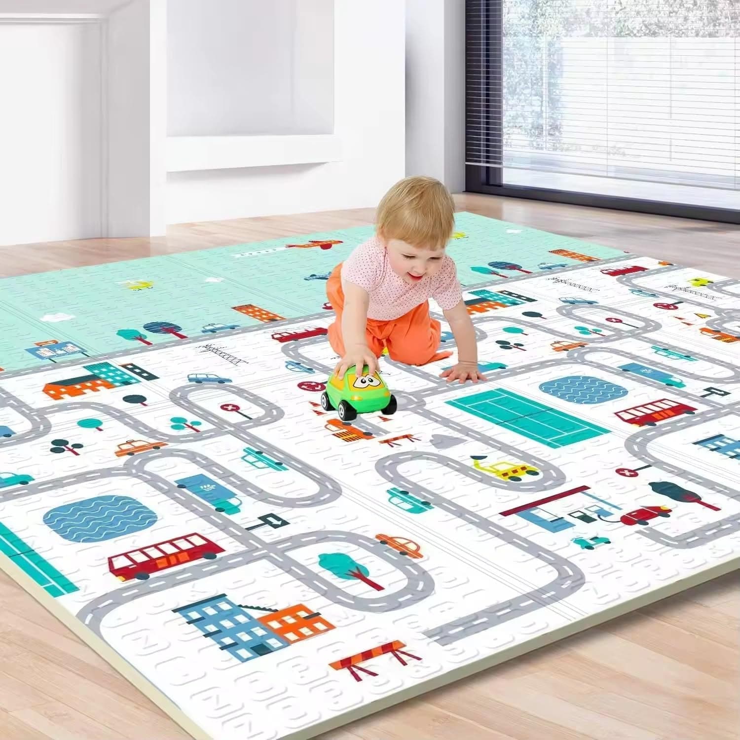Baby Play Mat, Foam Play mat for Baby Floor Play Baby Crawling Mat (180x120 cm / 1 Pc) thumbnail 1