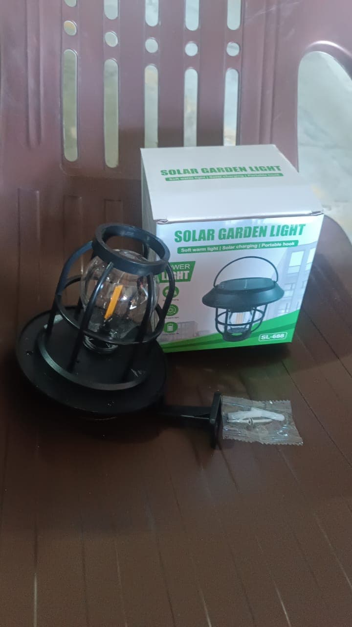 Solar Lantern Wall Lights Fixtures with Motion Sensor (1 Pc) thumbnail 7