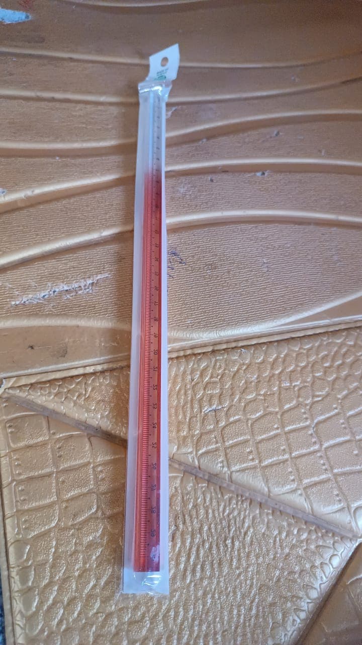 Acrylic Rulers, 30 cm Lengths, Set of Colourful Rulers Set (1 Pc) thumbnail 6