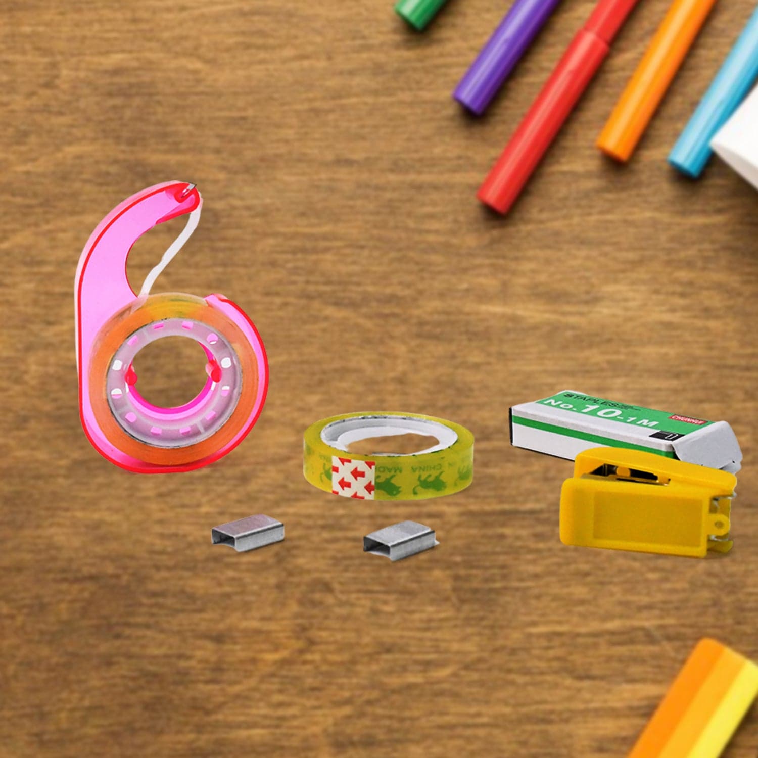 5 In 1 Stationery Tools for School, Office, Home, Carton Box & Gift Sealing thumbnail 4