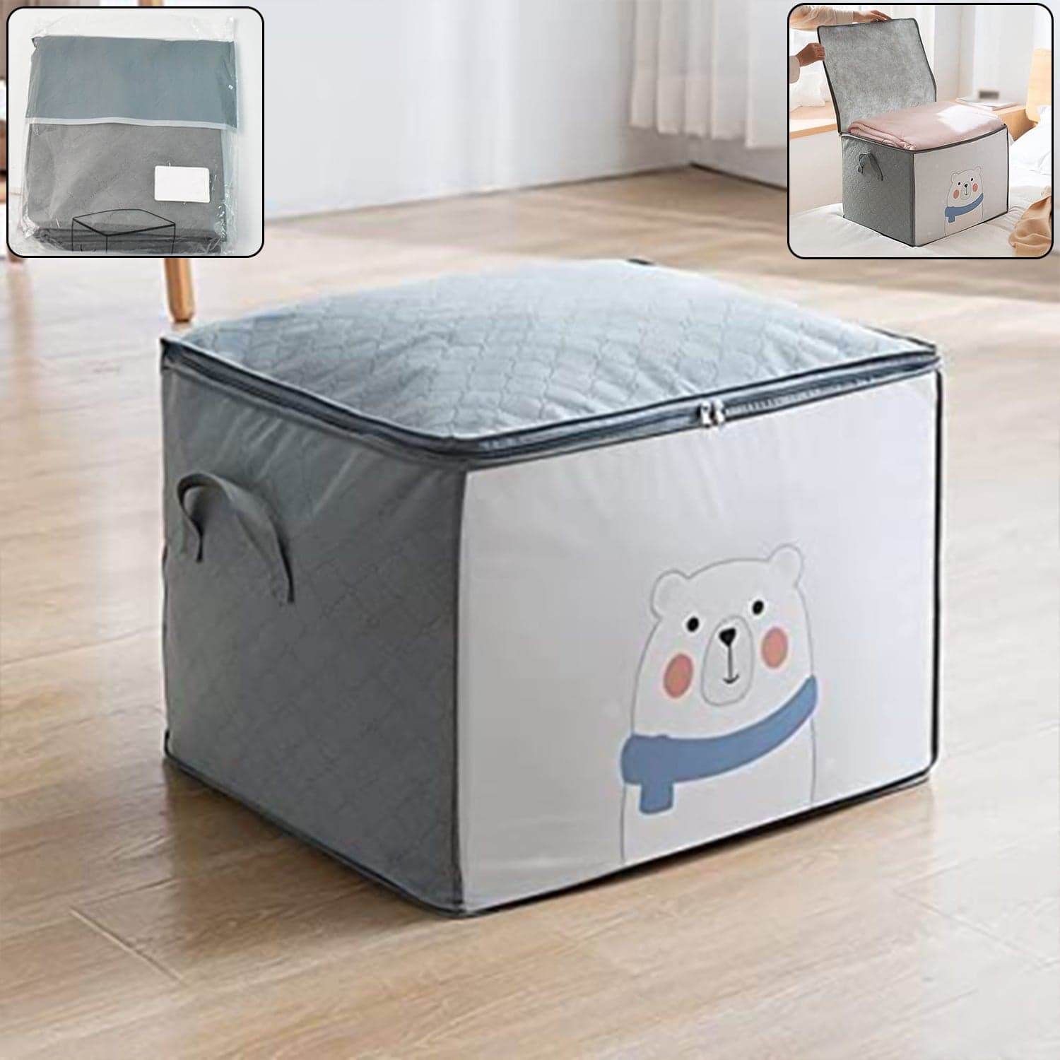 Clothes Storage Bag With Zipper Handles thumbnail 7