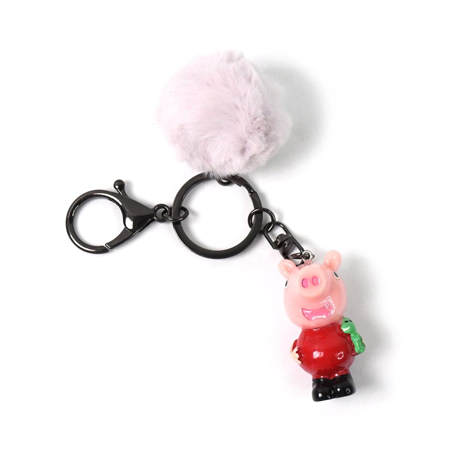 Cute Cartoon Keychain with Fluffy Pom (1 Pc / Mix Design) thumbnail 5