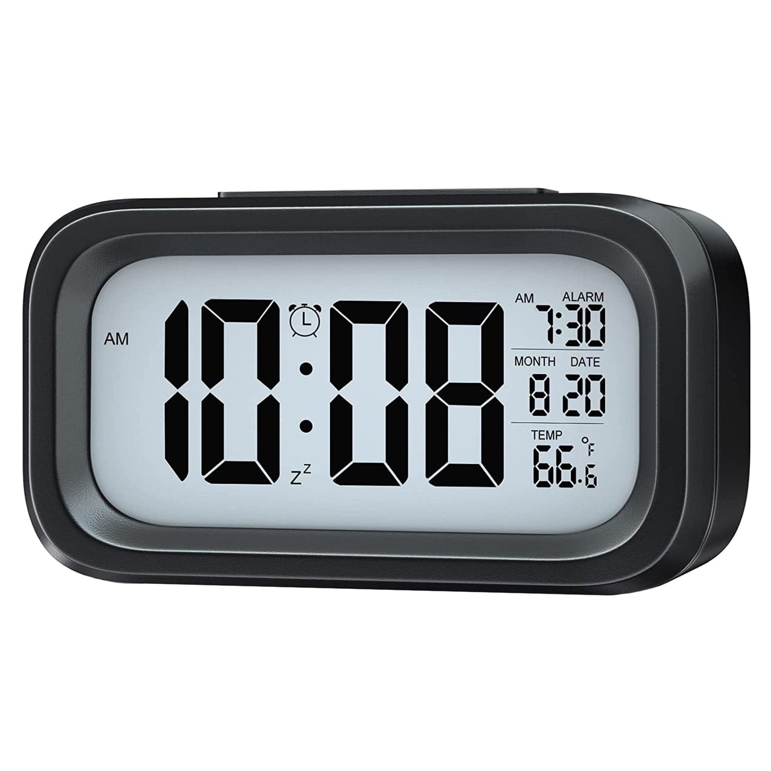 Digital Lcd Alarm Clock With Backlight 1 Pc thumbnail 4