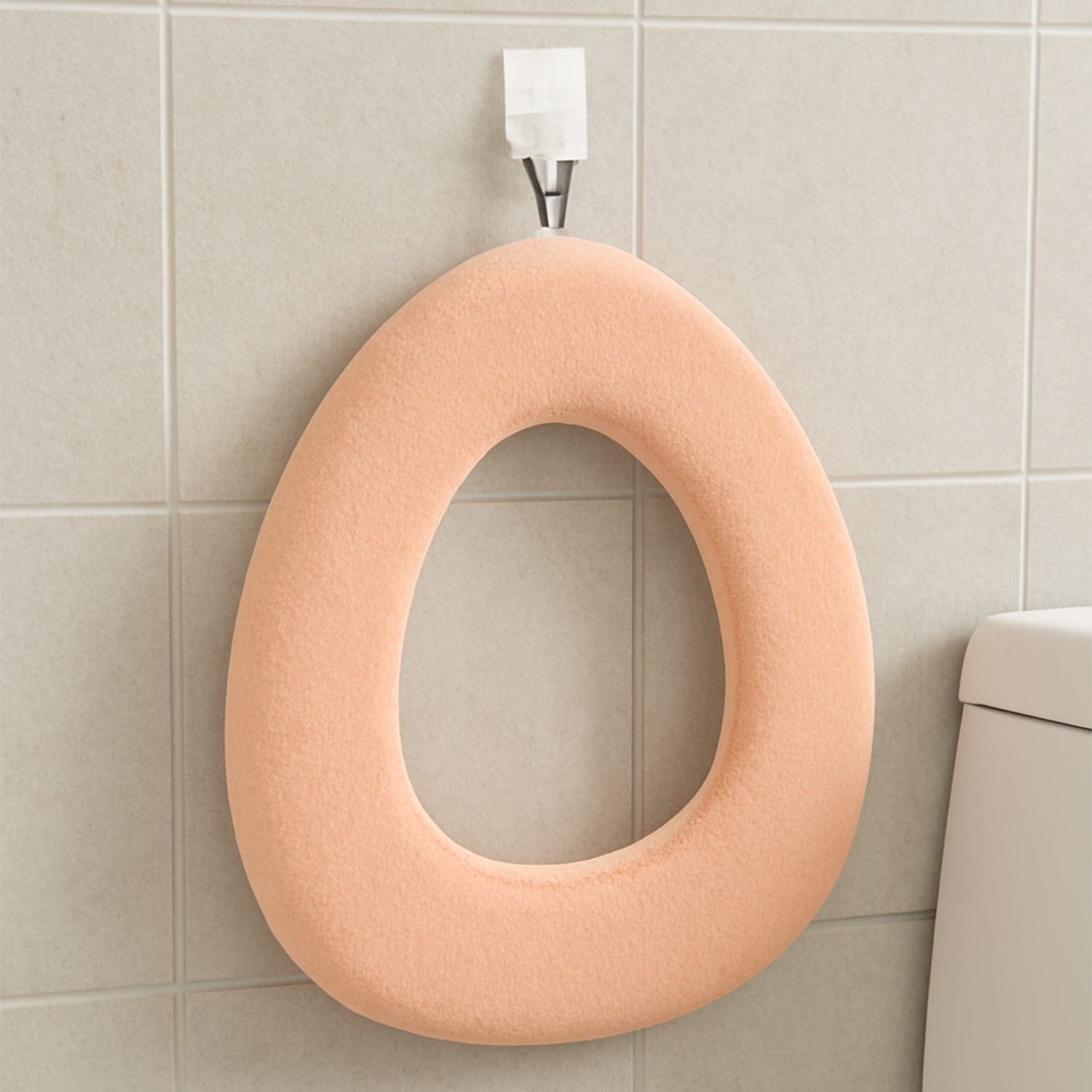 Washable Toilet Seat Cover Pads / Winter Cushion Mat, Lid Cover Pads (1 Pc) thumbnail 3