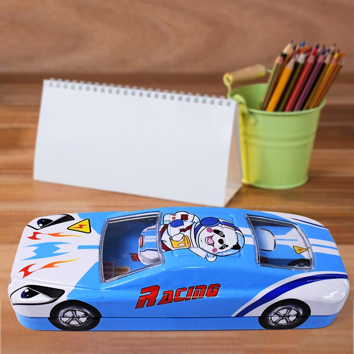2 In1 Car Shape Metal Compass Box With Small Compass Box Inside thumbnail 4