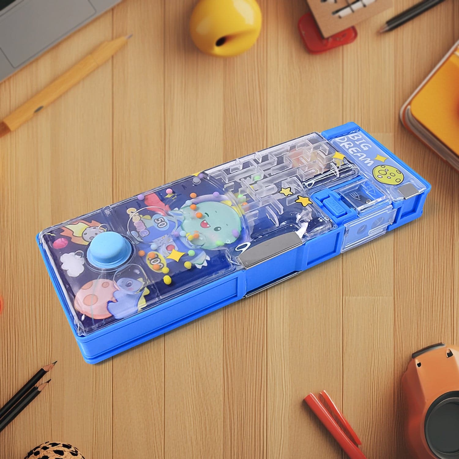 Magnetic Pencil Case With Sharpener (1 Pc) thumbnail 3