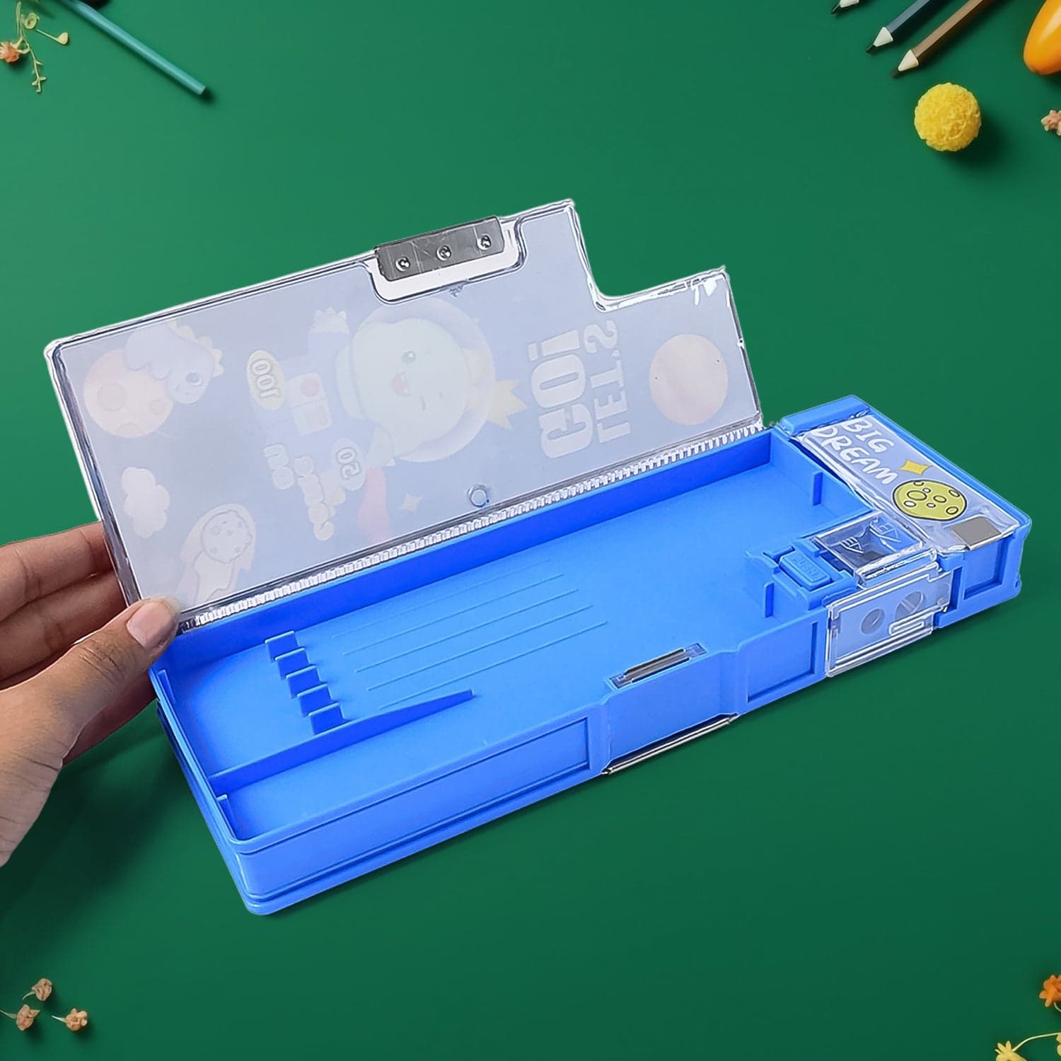 Magnetic Pencil Case With Sharpener (1 Pc) thumbnail 6