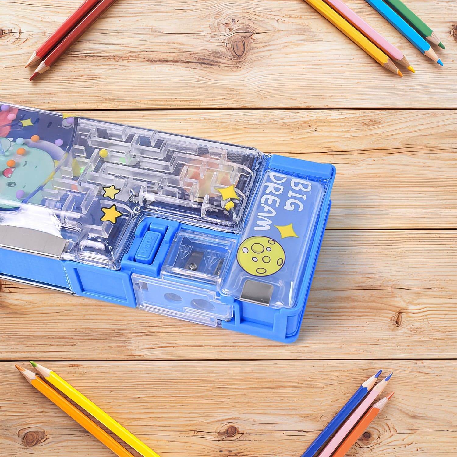 Magnetic Pencil Case With Sharpener (1 Pc) thumbnail 7