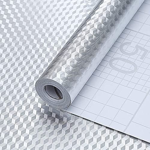 2 Meter Aluminium Foil Sticker used in all kitchen purposes to prevent oily and greasy stains of food while cooking. thumbnail 1