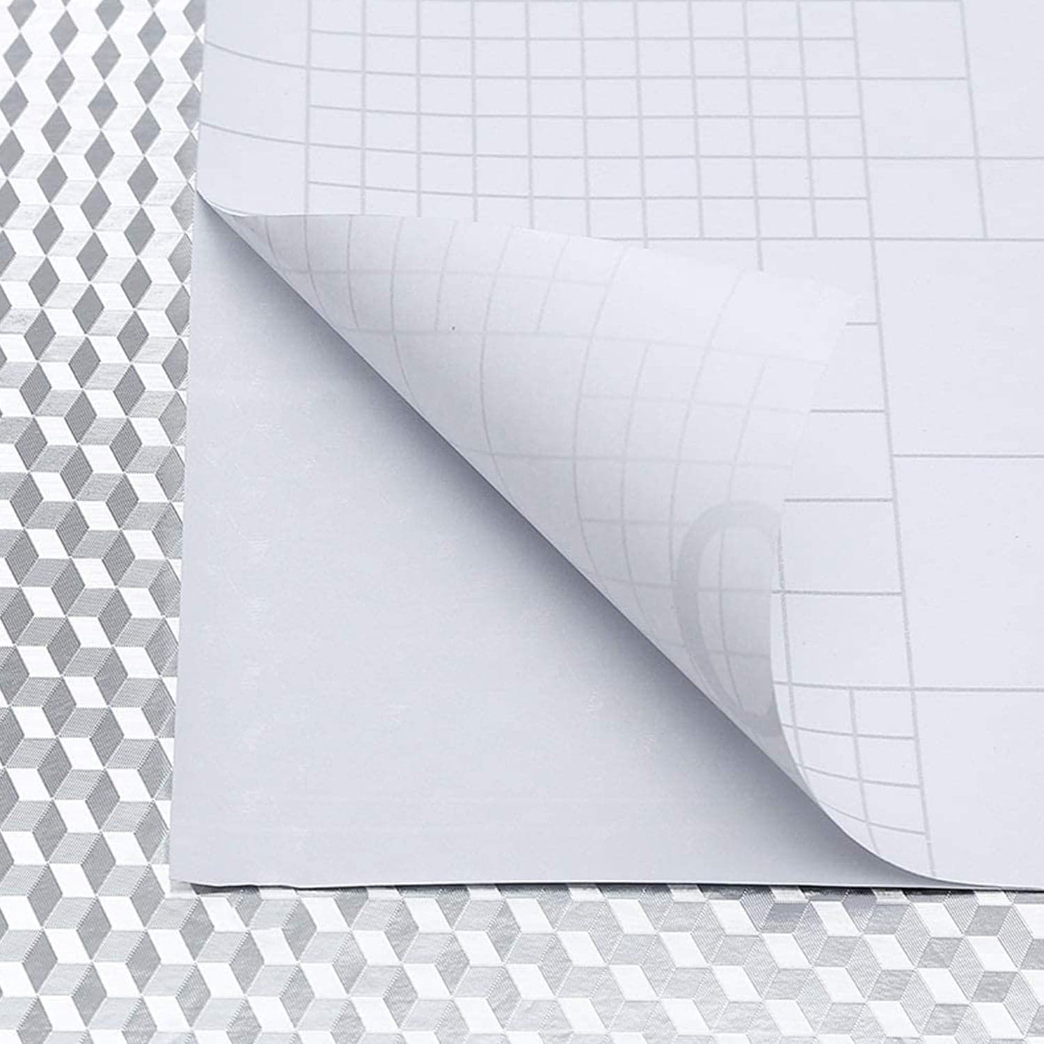 2 Meter Aluminium Foil Sticker used in all kitchen purposes to prevent oily and greasy stains of food while cooking. thumbnail 9