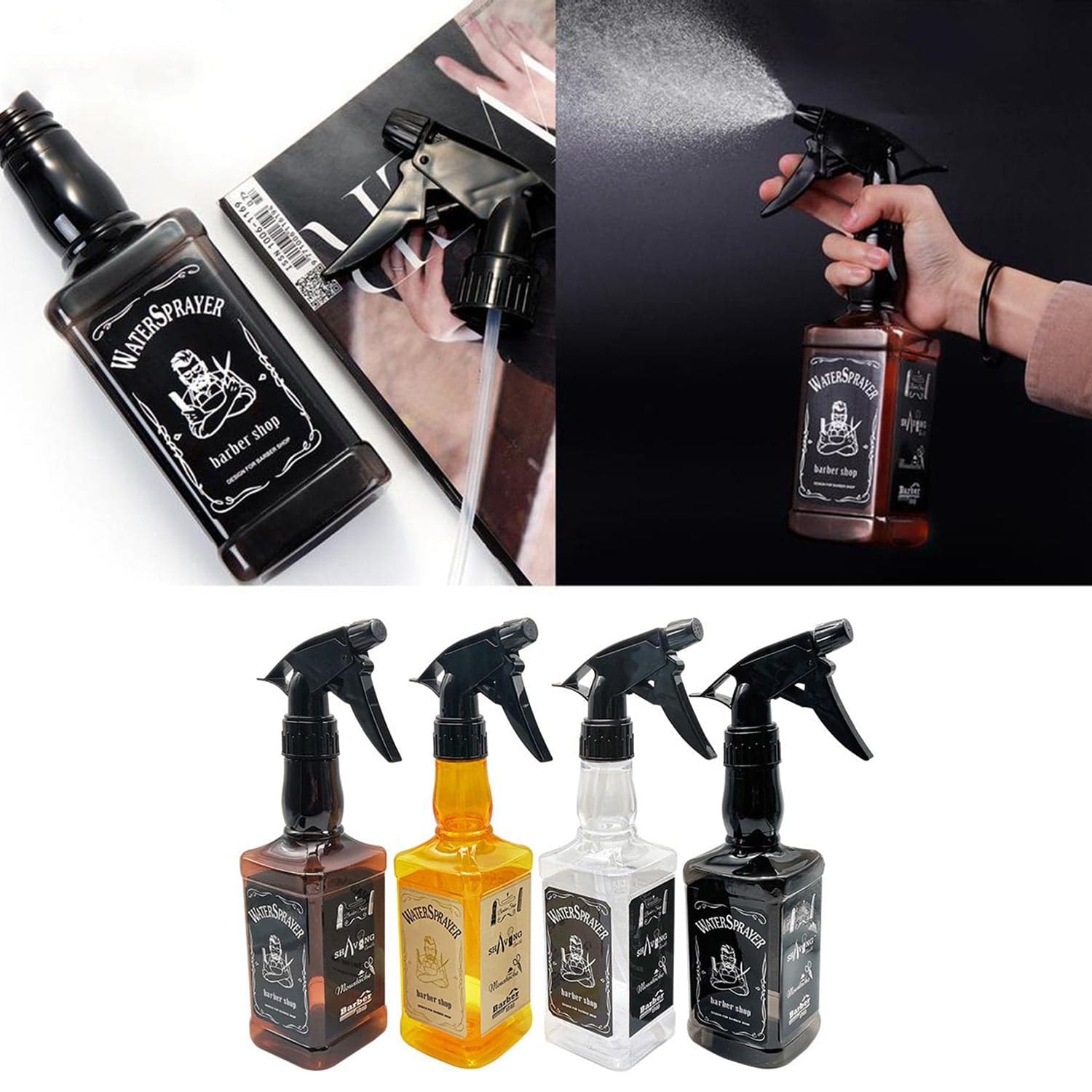Vintage Hairdressing Spray Bottle For Salon Barber Hair Tools Water Sprayer thumbnail 7