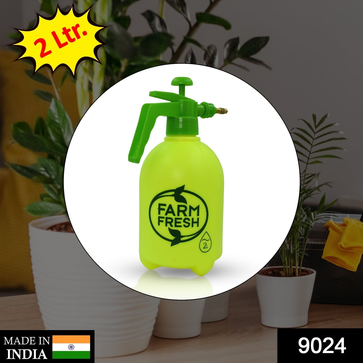 2 L FF Garden Sprayer used in all kinds of garden and park for sprinkling and showering purposes. thumbnail 2