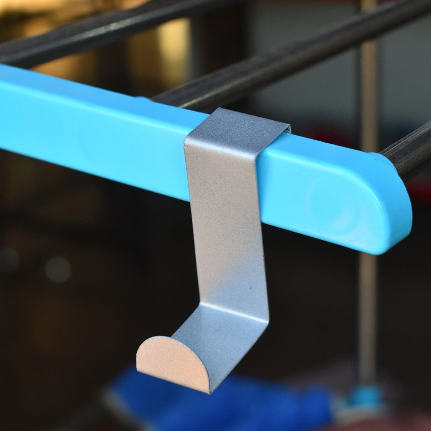 1 Pc Z Shape Door Over Hook used widely in all kinds of household for hanging of cloths and fabric items etc. thumbnail 4