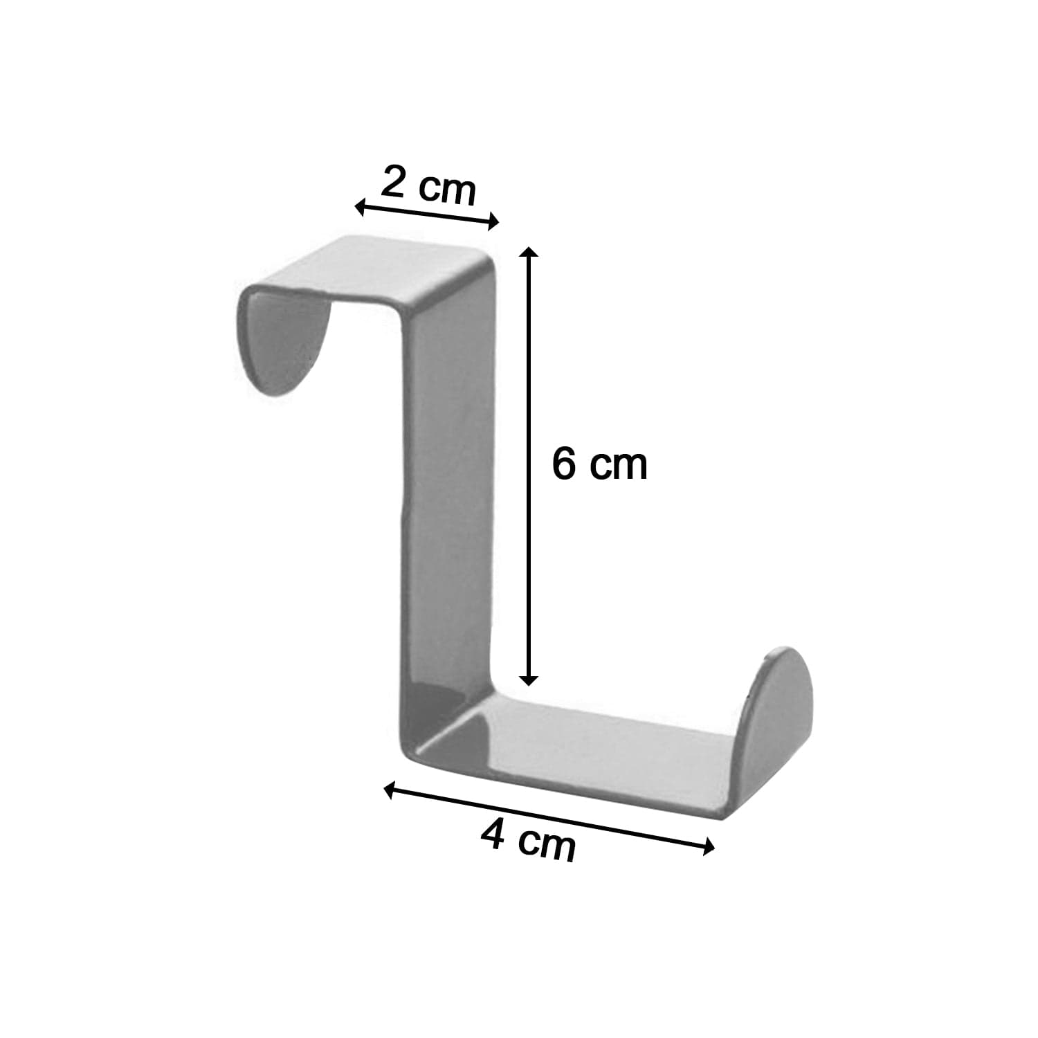 1 Pc Z Shape Door Over Hook used widely in all kinds of household for hanging of cloths and fabric items etc. thumbnail 8