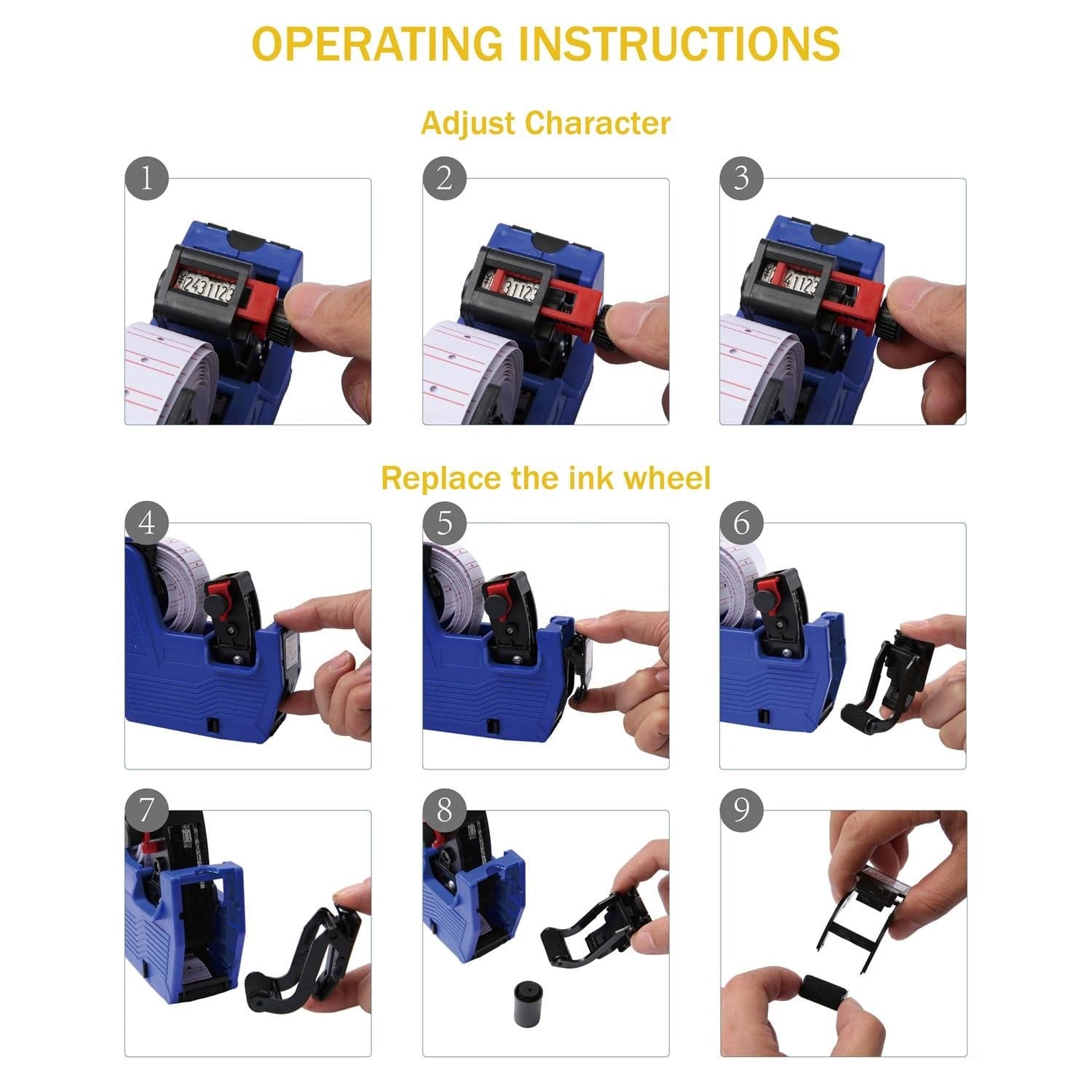 Price Tag Gun - Departmental Store Labeler for Retail & Market Use thumbnail 9