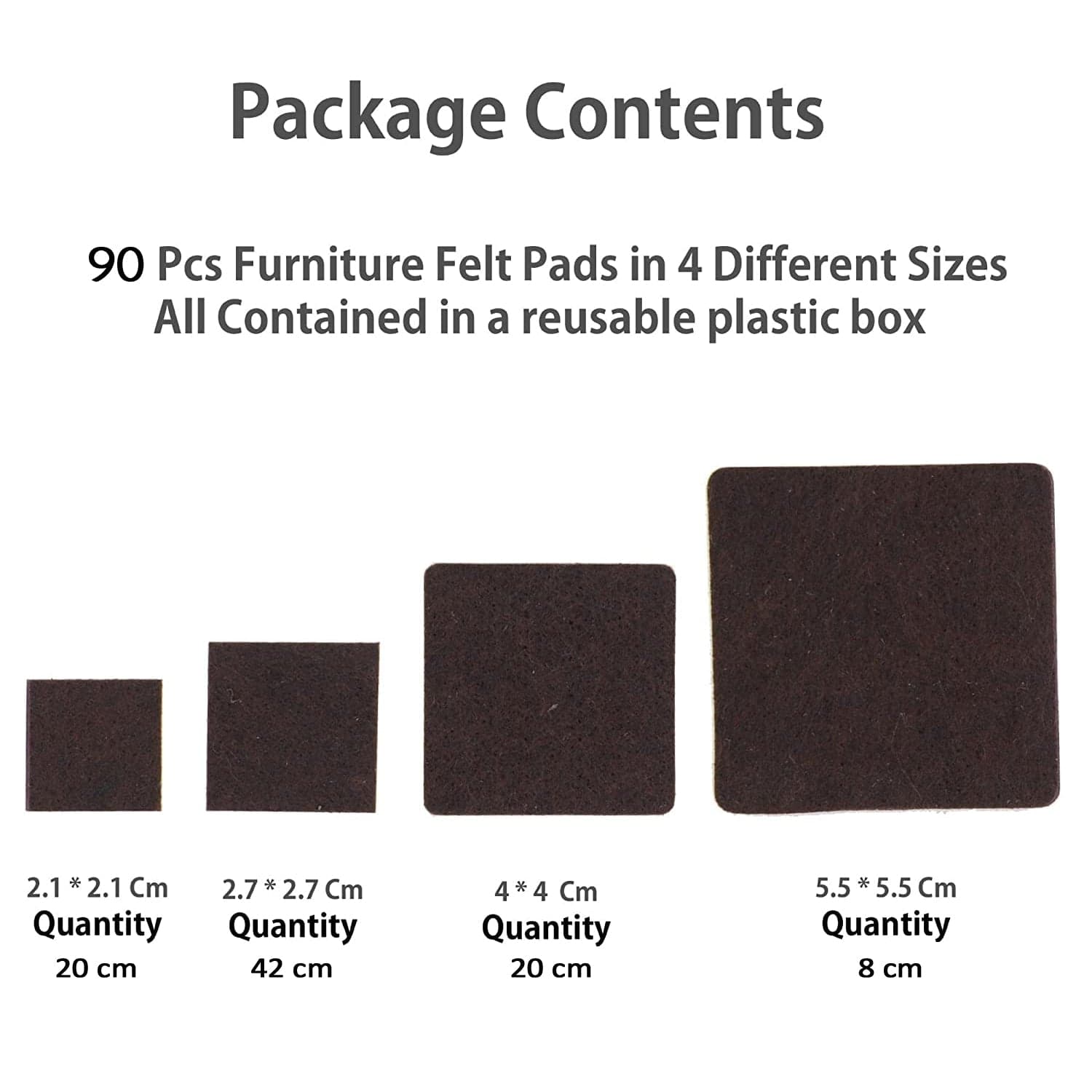 Furniture Pad Square Felt Pads Floor Protector Pad For Home & All Furniture Use thumbnail 4