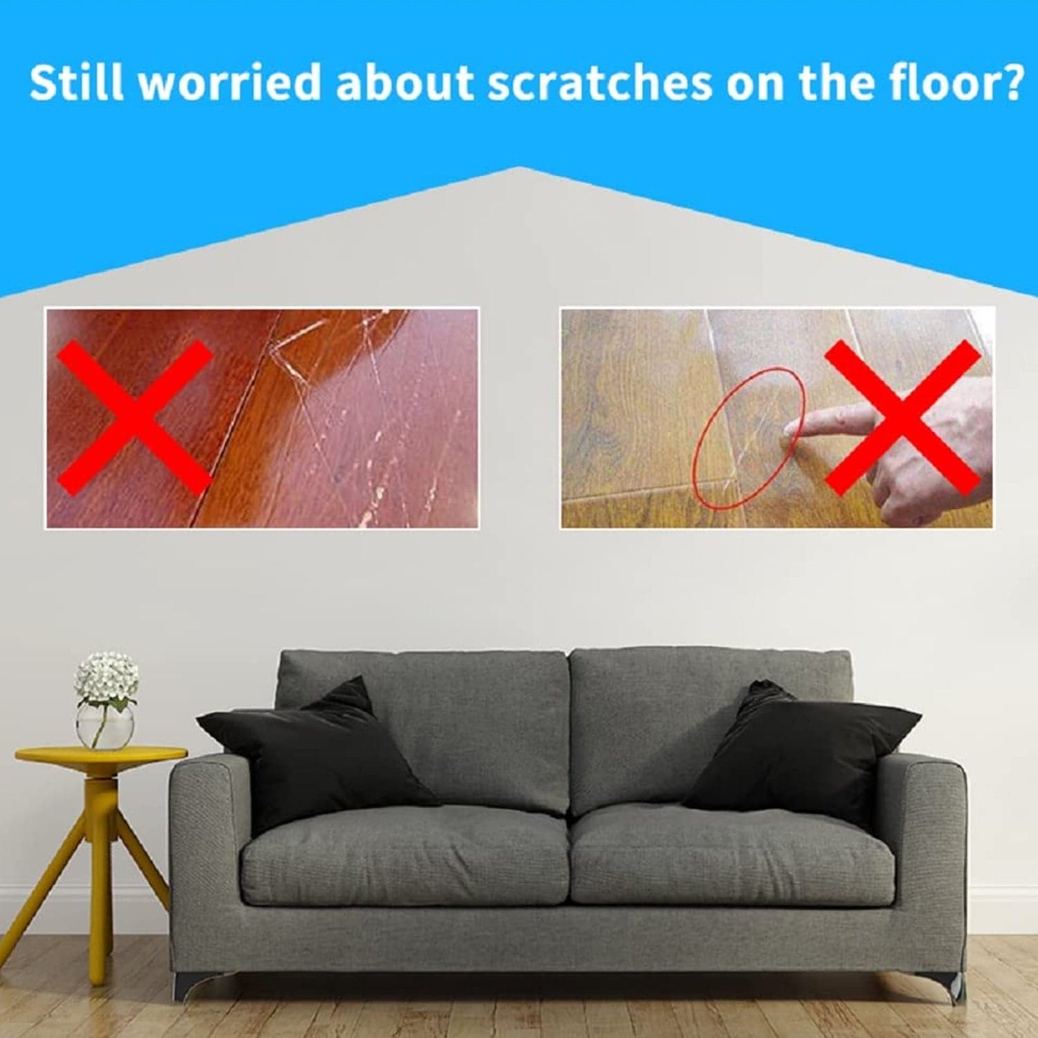 Furniture Pad Square Felt Pads Floor Protector Pad For Home & All Furniture Use thumbnail 6