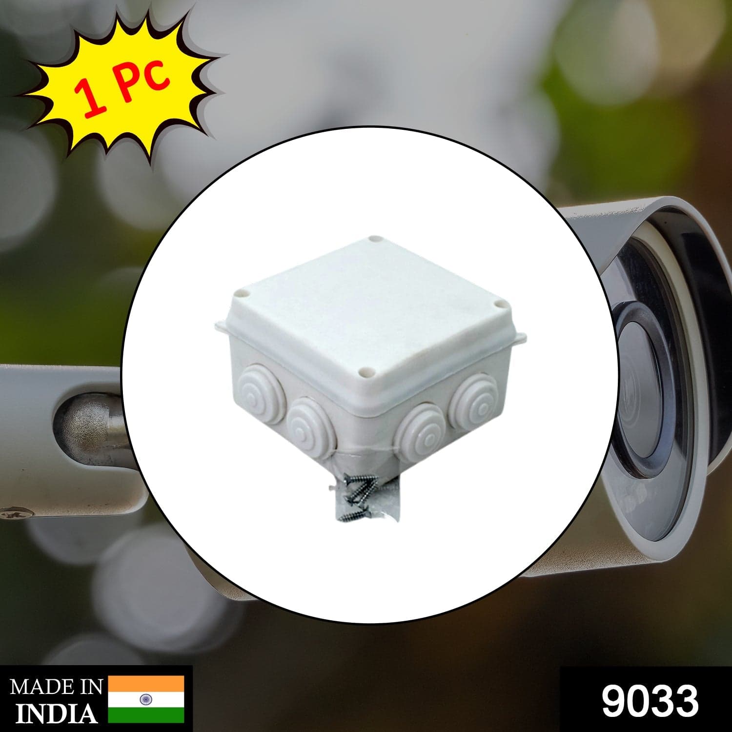 Square Fancy Box For CCTV used for storing CCTV camera's and all which helps it from being comes in contact with damages. thumbnail 2