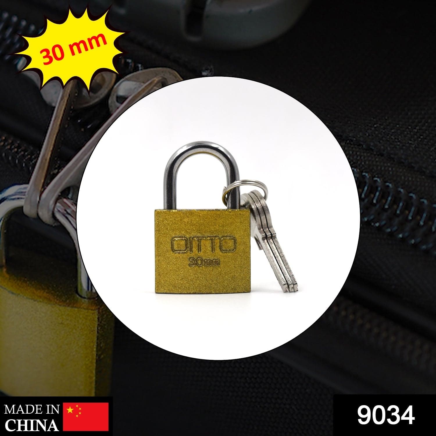 30 Mm Lock N Key Used For Security Purposes In Important Places. thumbnail 2