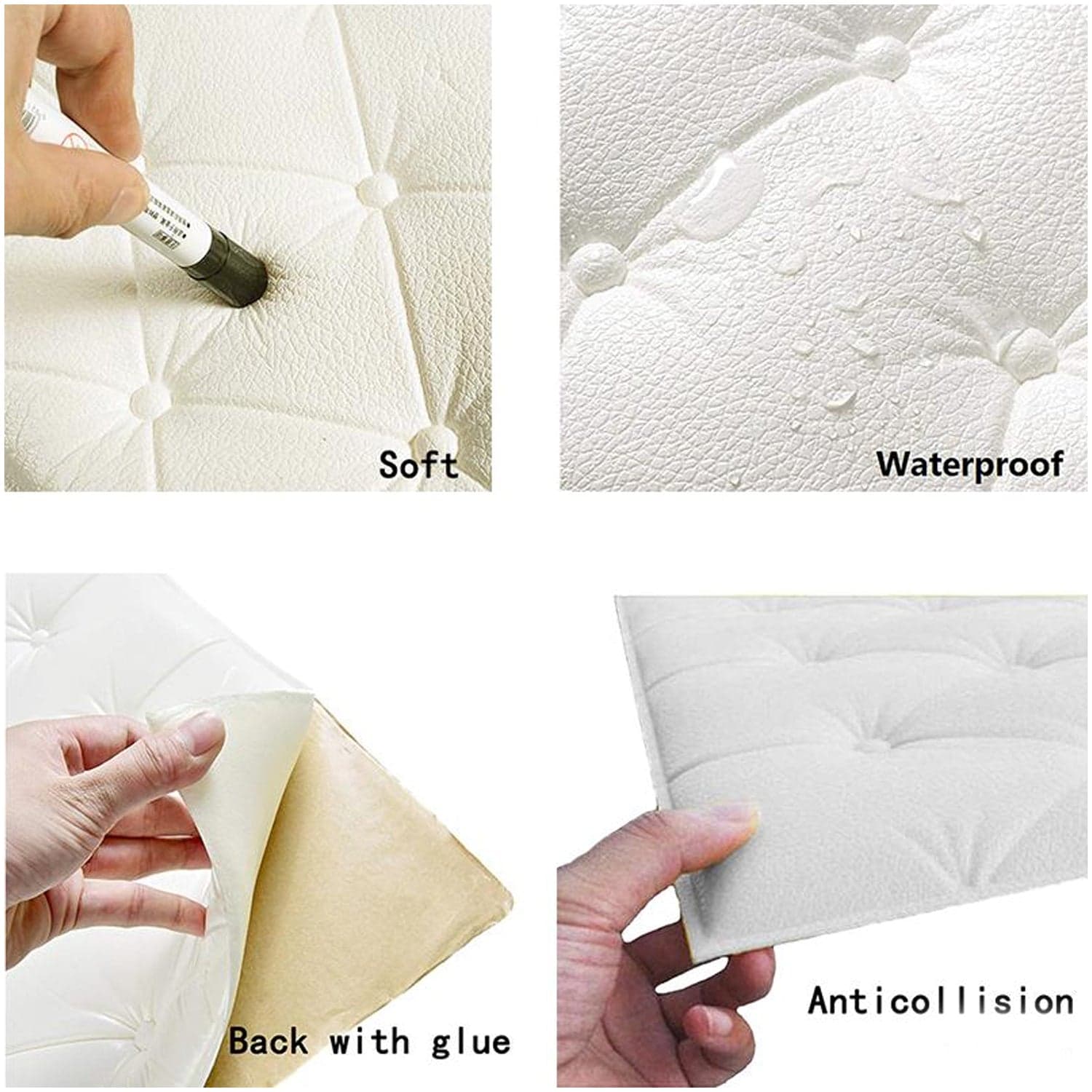 Pink 3D Adhesive wallpaper for living Room. Room Wall Paper Home Decor Self Adhesive Wallpaper thumbnail 10