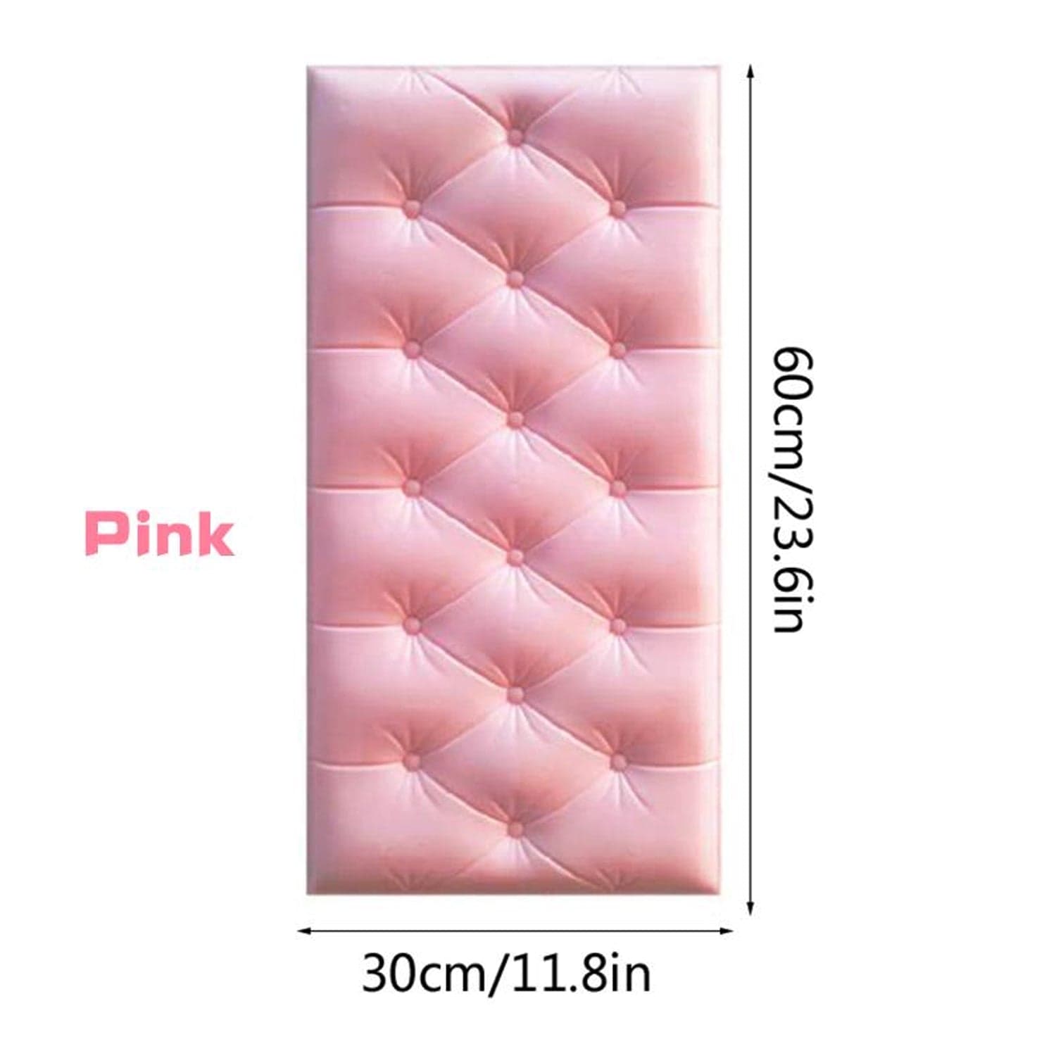 Pink 3D Adhesive wallpaper for living Room. Room Wall Paper Home Decor Self Adhesive Wallpaper thumbnail 7