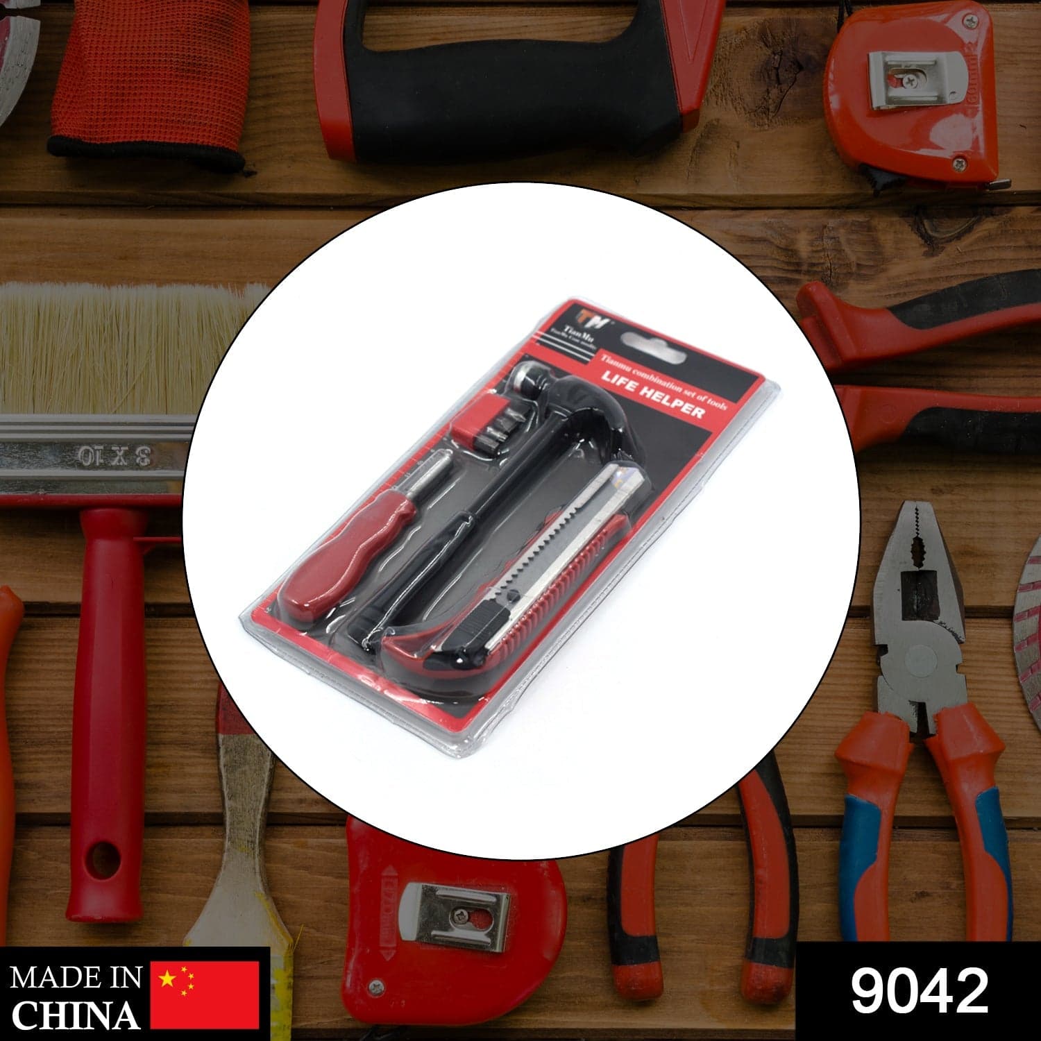 4PC HELPER TOOL SET USED WHILE DOING PLUMBING AND ELECTRICIAN REPAIRMENT IN ALL KINDS OF PLACES LIKE HOUSEHOLD AND OFFICIAL DEPARTMENTS ETC. thumbnail 2